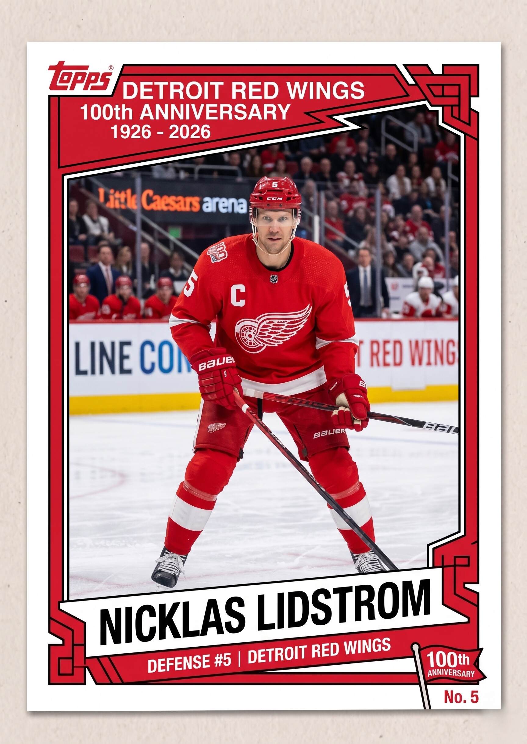 Detroit Red Wings 100th Anniversary 2026 Legacy Collection Hobby Box
