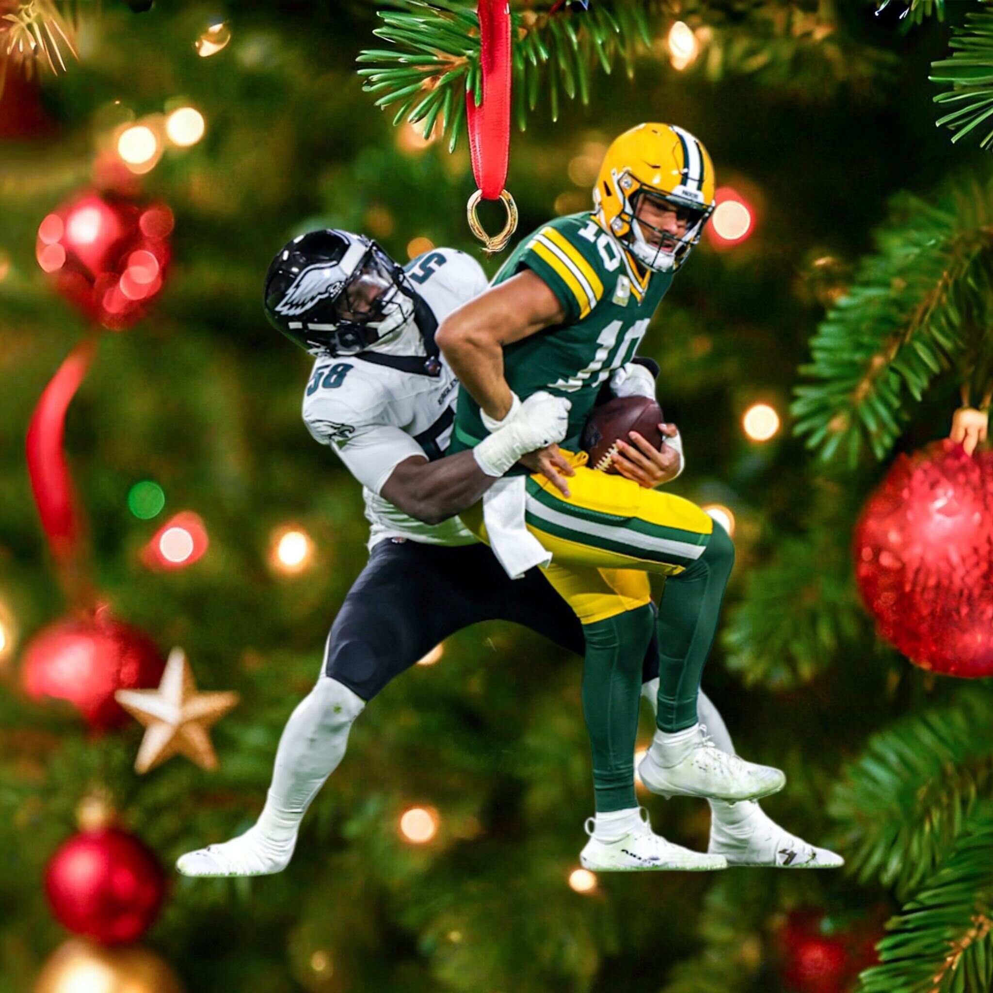 Eagles vs. Packers Ornament