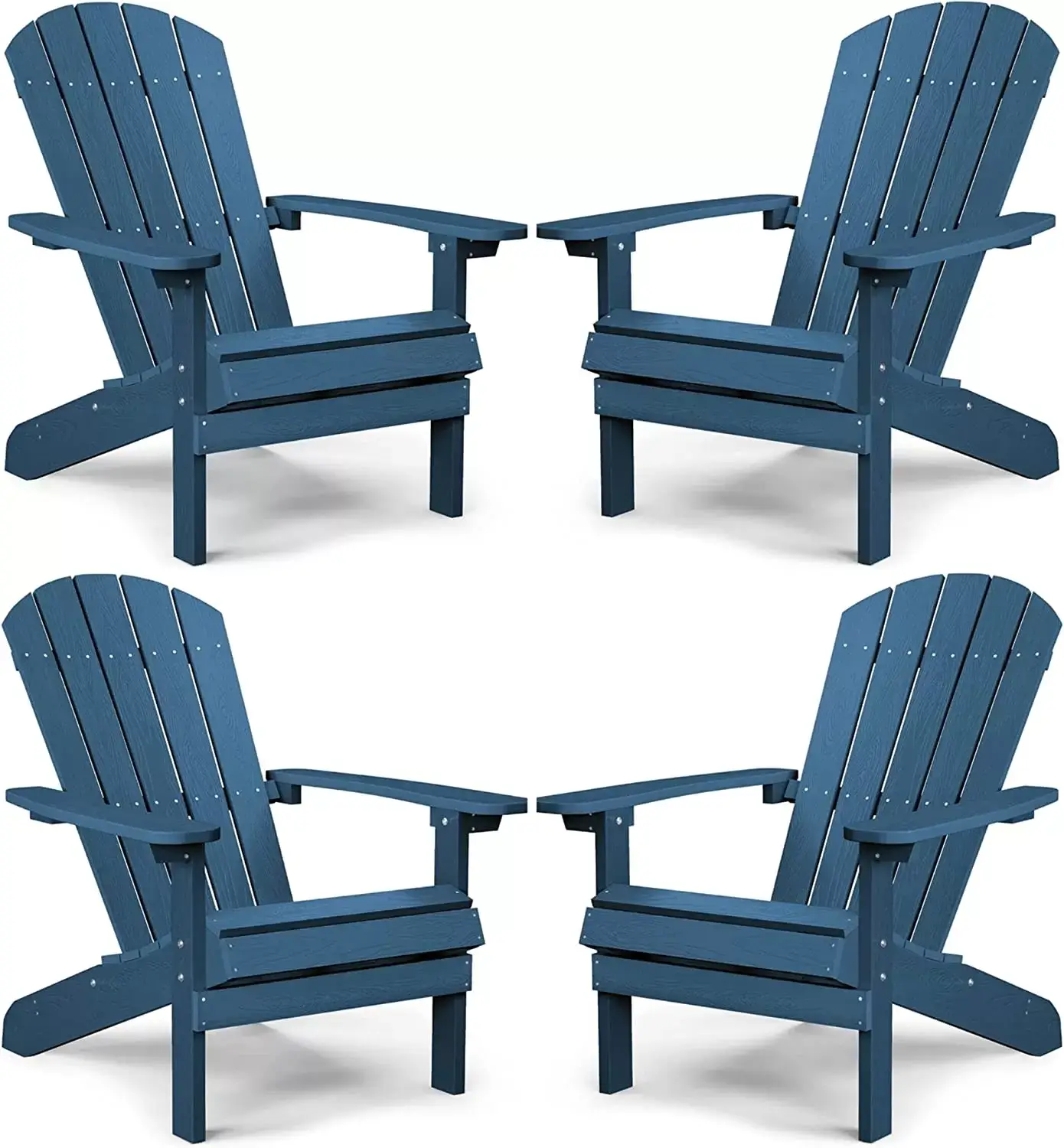 Adirondack Chair ,Patio Chairs 5 Steps Easy Installation,Widely Used in Outdoor, Fire Pit, Deck, Outside, Garden, Campfire Chairs