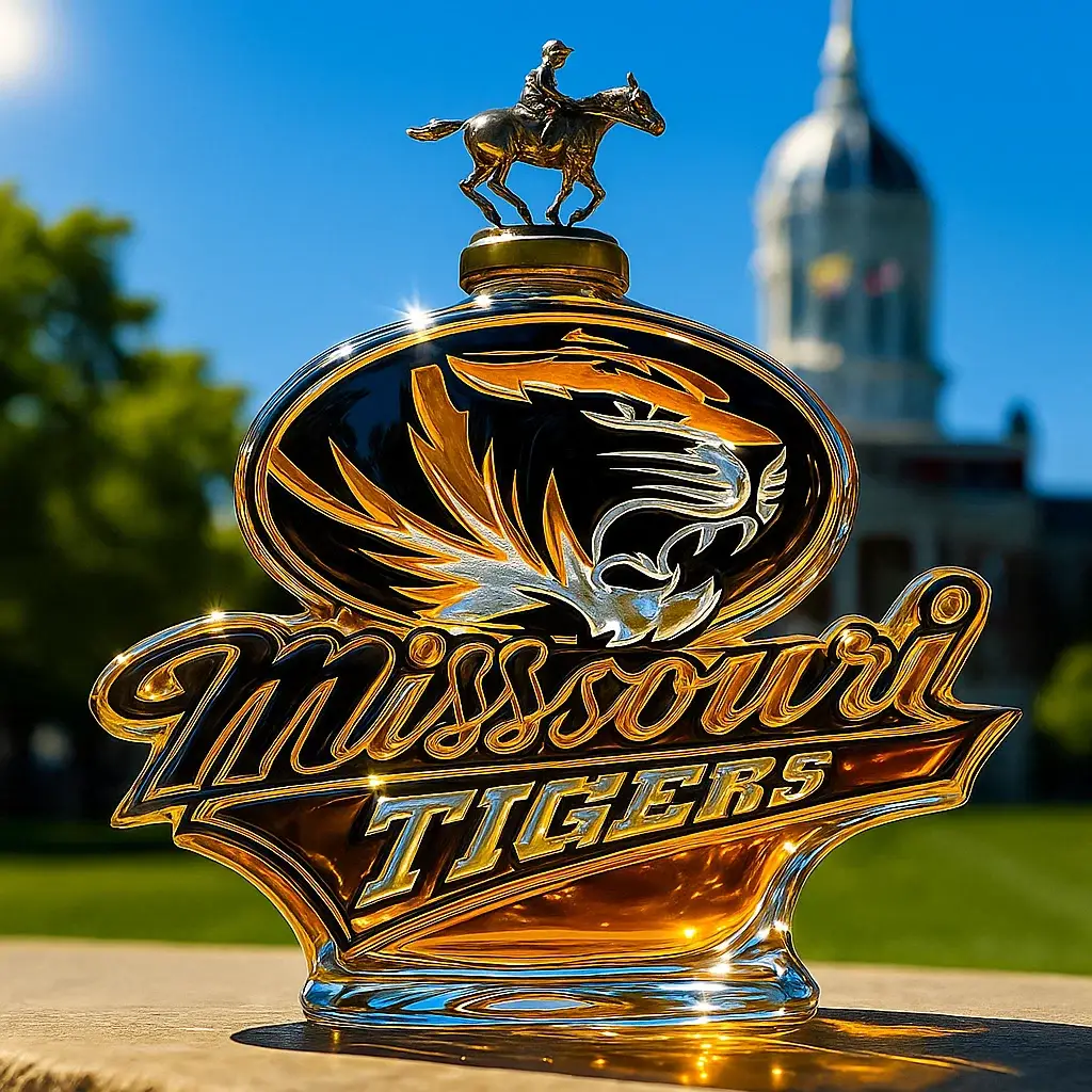 Missouri Tigers Whisky Bottle