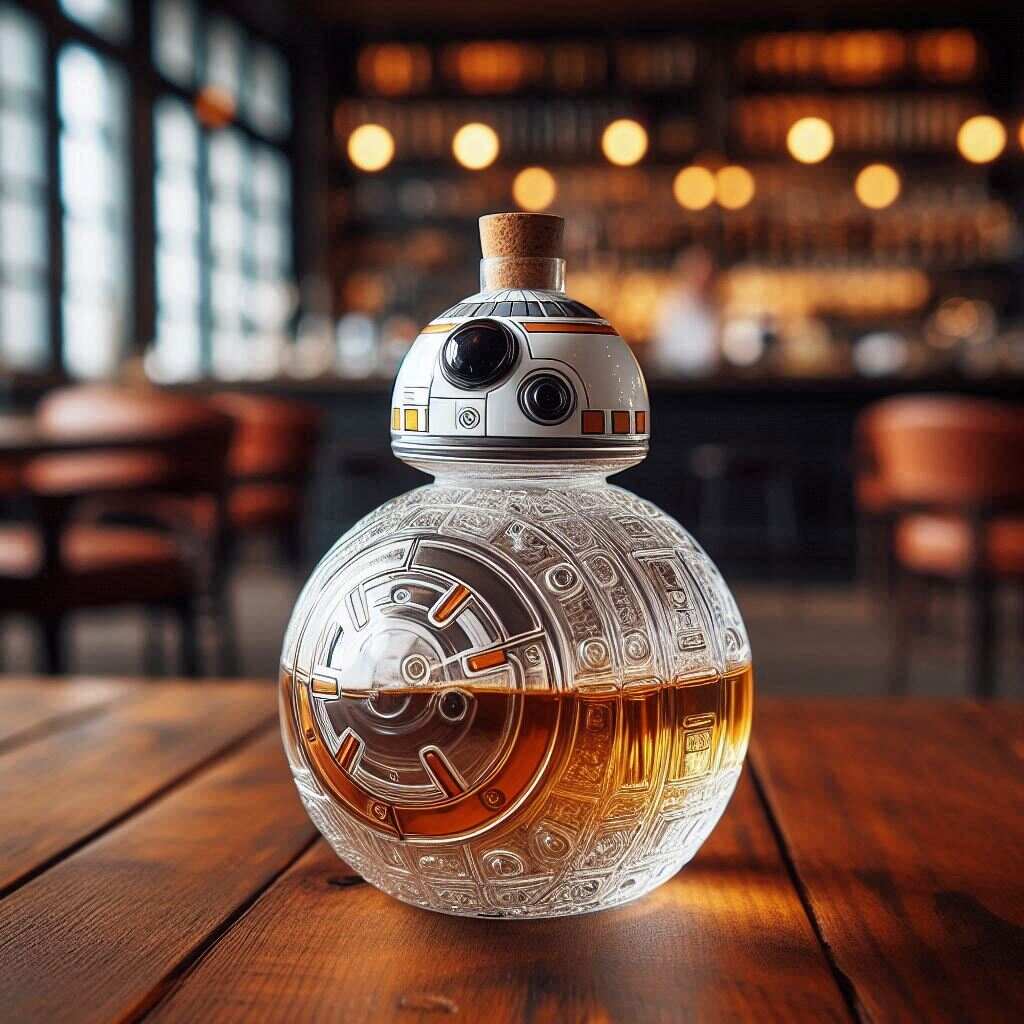 R2-D2 Whiskey Bottle