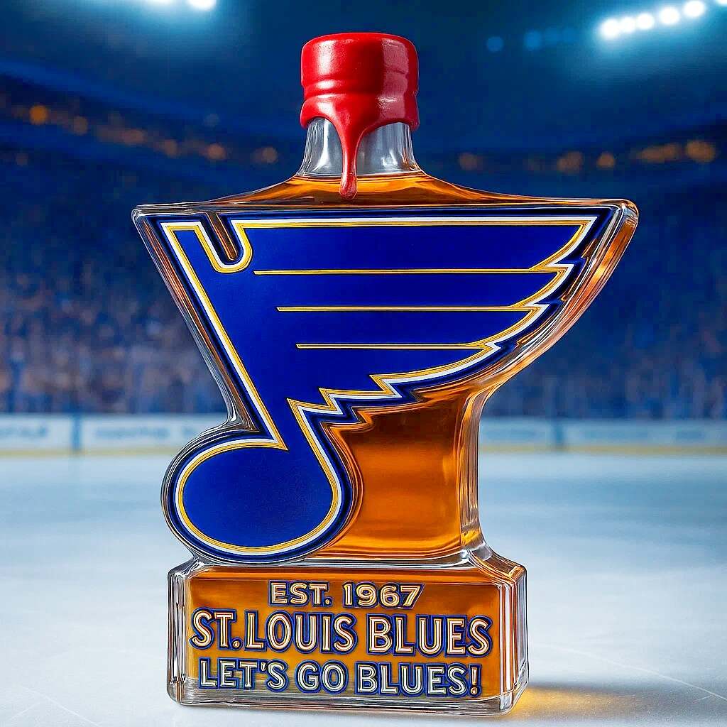 St. Louis Blues Limited Edition Whiskey Bottle