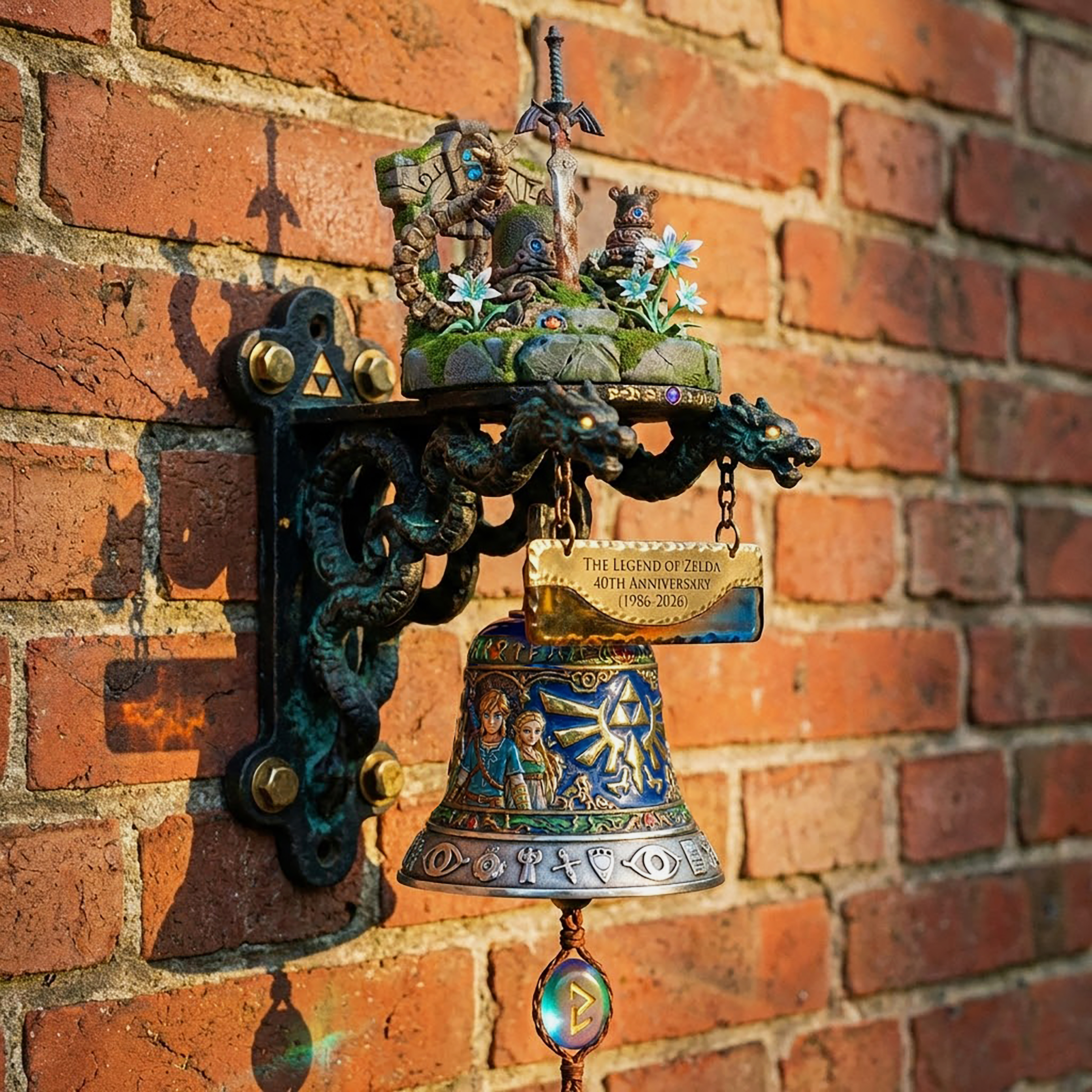 🗡️ The Legend of Zelda 40th Anniversary Wall Bell