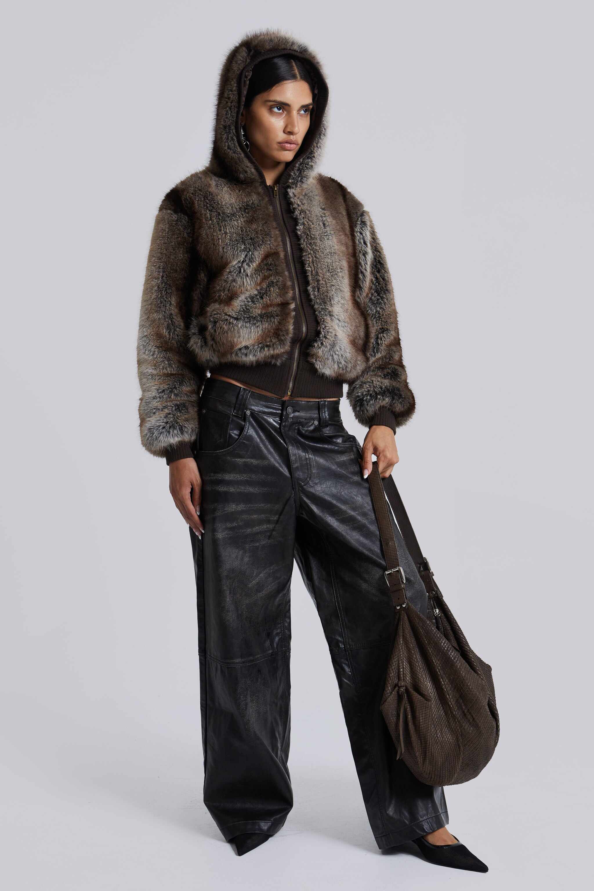 Ash Faux Leather Colossus Trousers