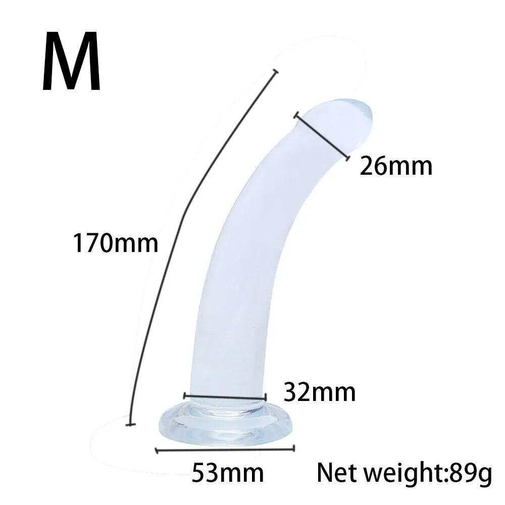Silicone Dildo with Suction Cup – Anal Plug for Women and Gay Play