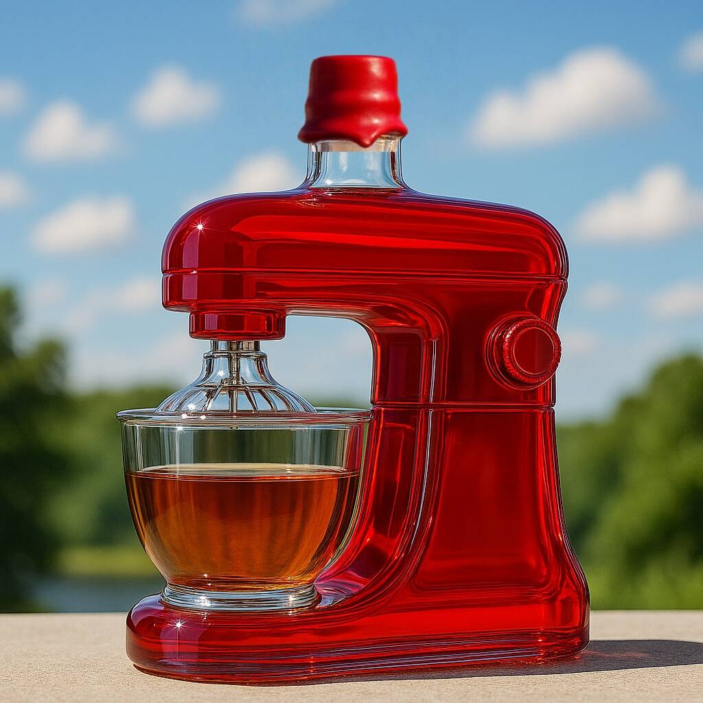 Stand Mixer Whiskey Bottle