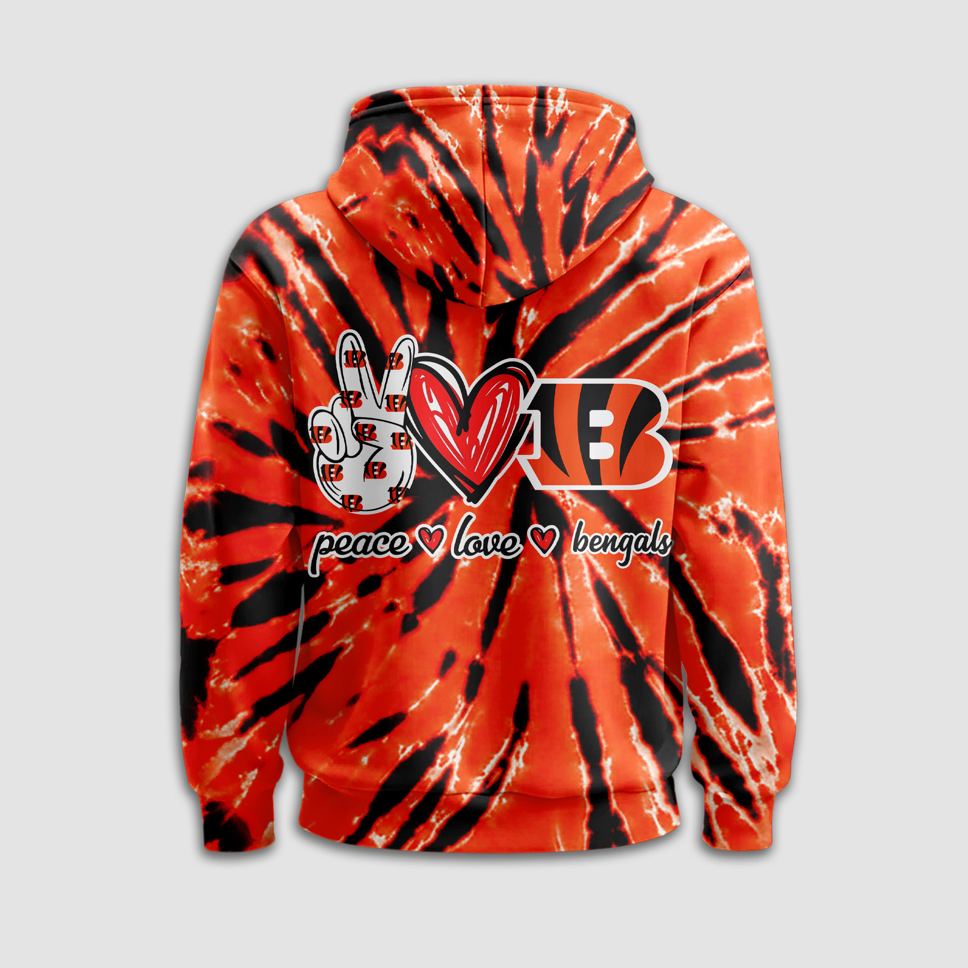 Cincinnati Bengals | Premium NFL Tie Dye 3D Hoodie TD