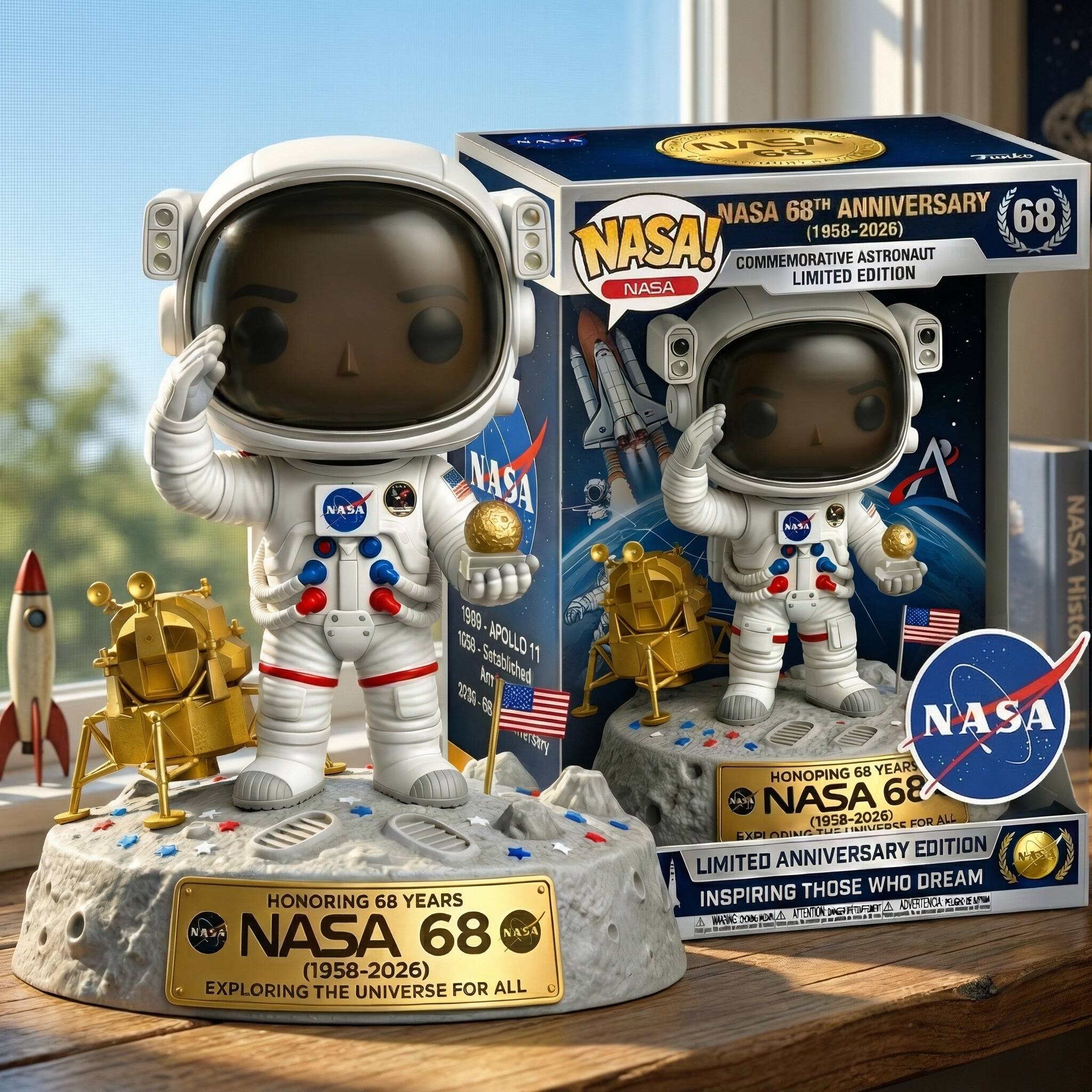NASA 68th Anniversary Astronaut Funko Pop! Limited Edition Collectible 🚀