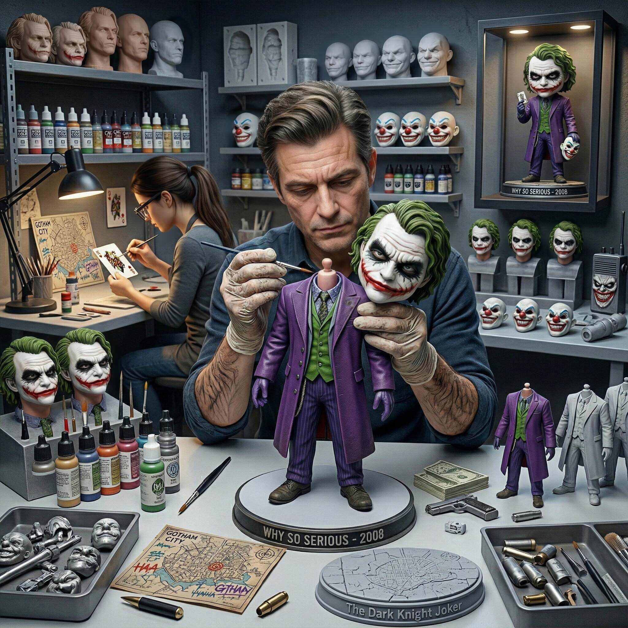 Joker “Why So Serious” Chaos Statue – Dark Knight Collector Edition