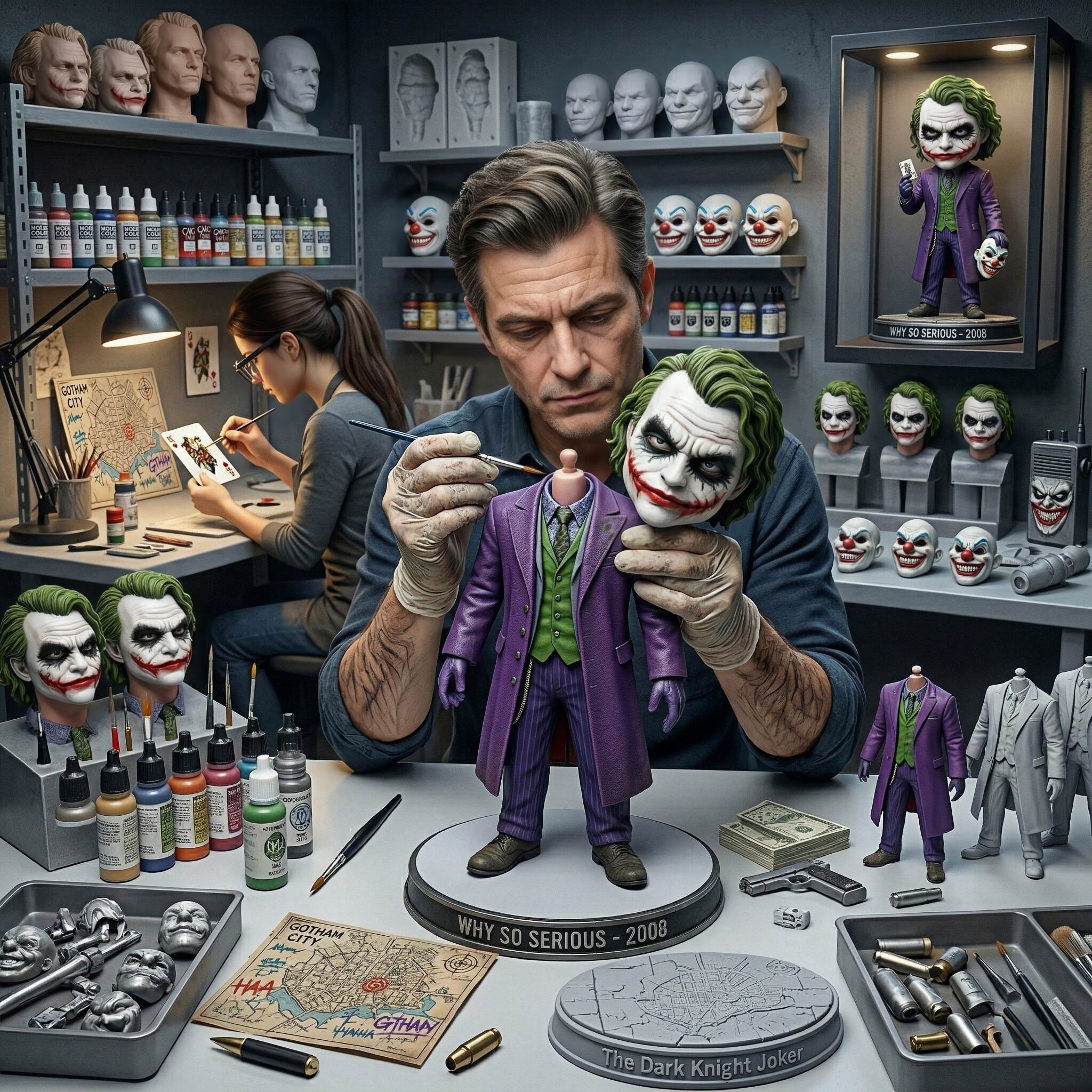 Joker “Why So Serious” Chaos Statue – Dark Knight Collector Edition