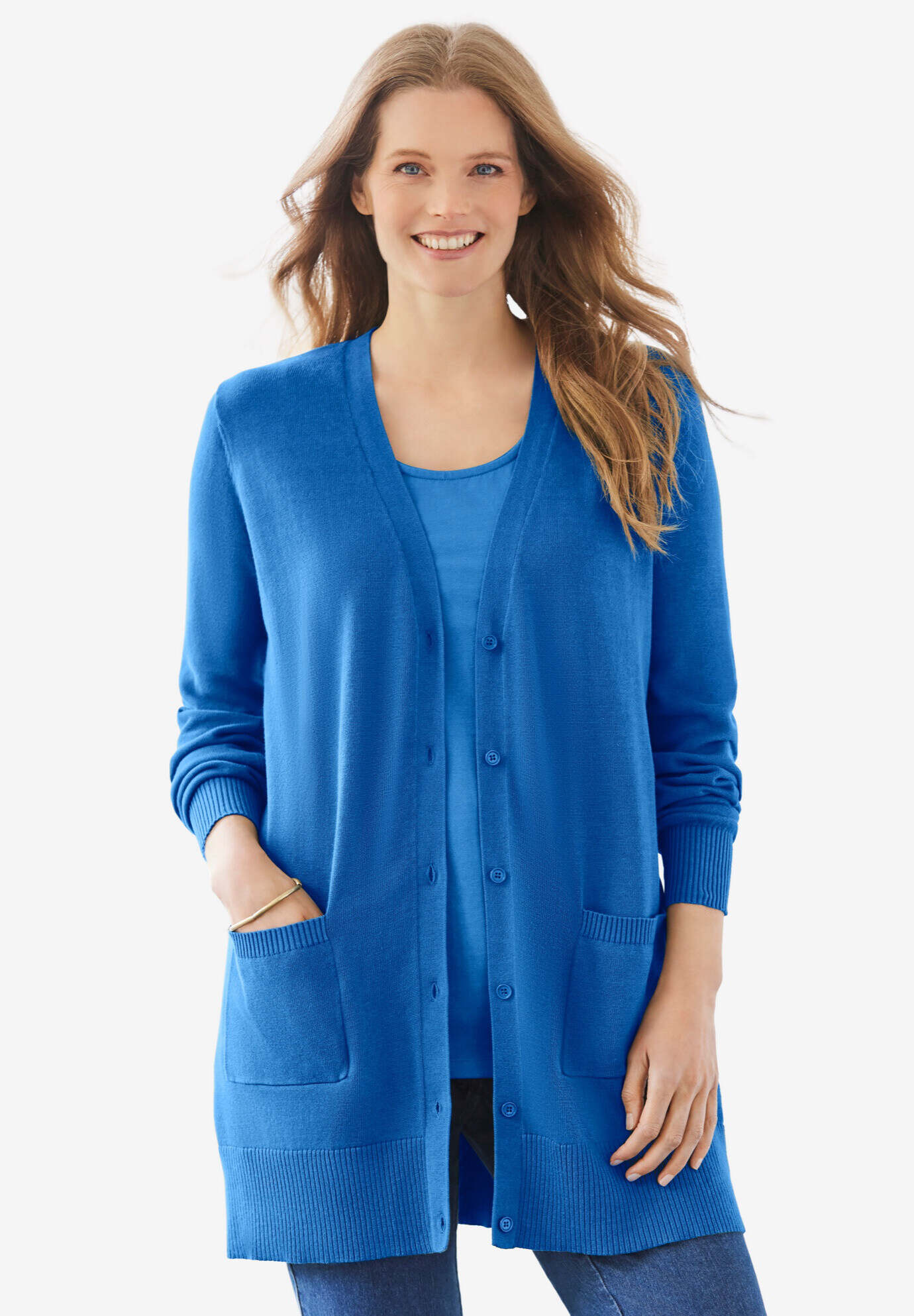 Perfect Longer-Length Cotton Cardigan
