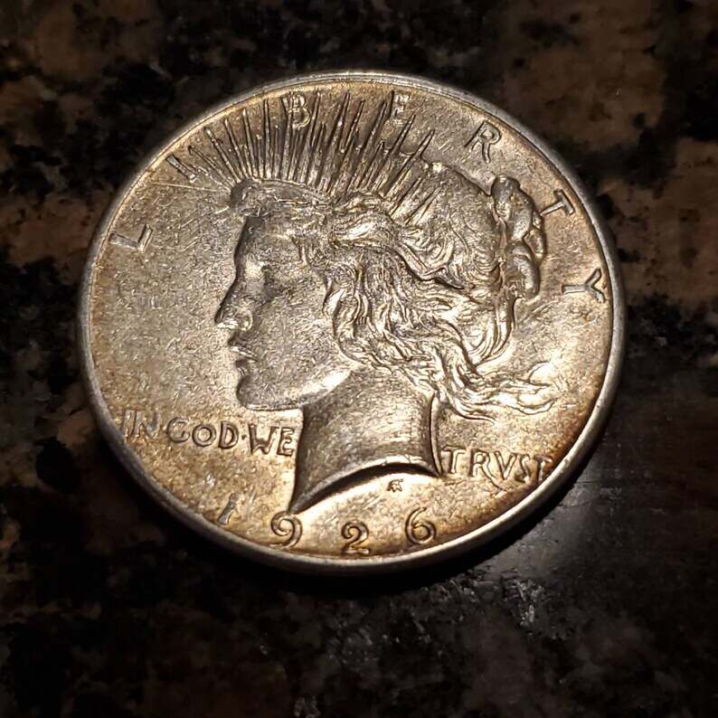 1926 S  Peace Dollar - XF+ / AU -  Reg 79  Key Date lot#  809