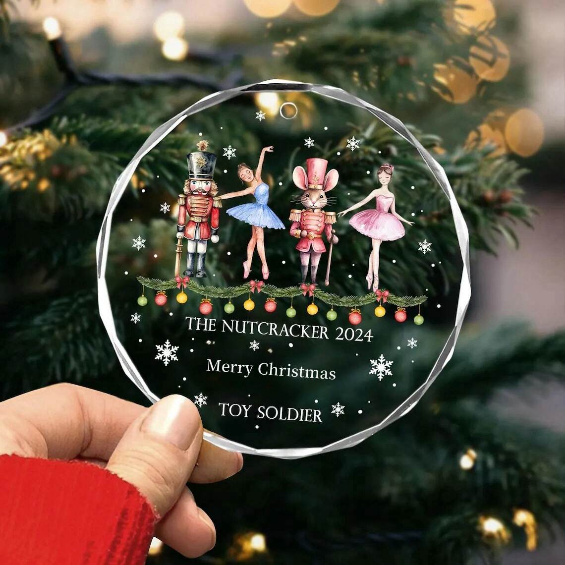 Nut-cracker Ballet Christmas Ornament