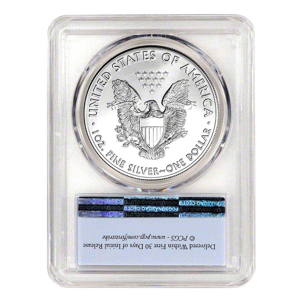 2017 $1 American Silver Eagle MS69 PCGS - First Strike