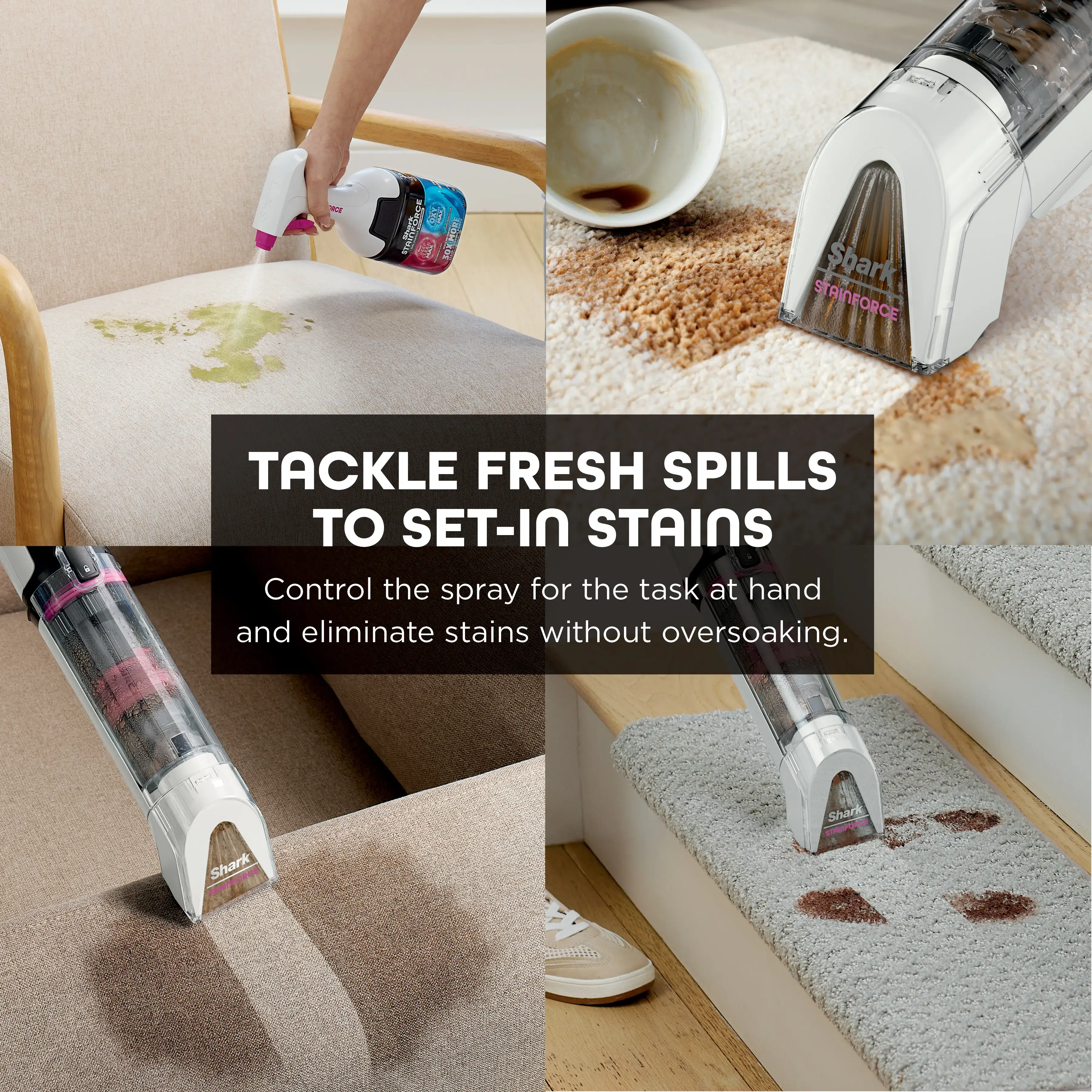 Cordless Portable Stain Cleaner, bagless with self cleaning  - HX100