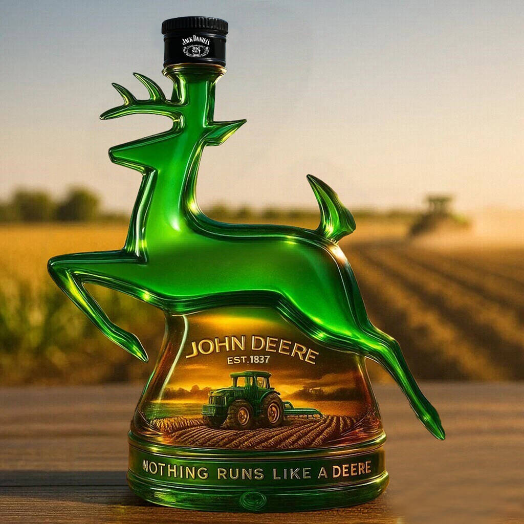 JOHN DEERE Whiskey Bottle