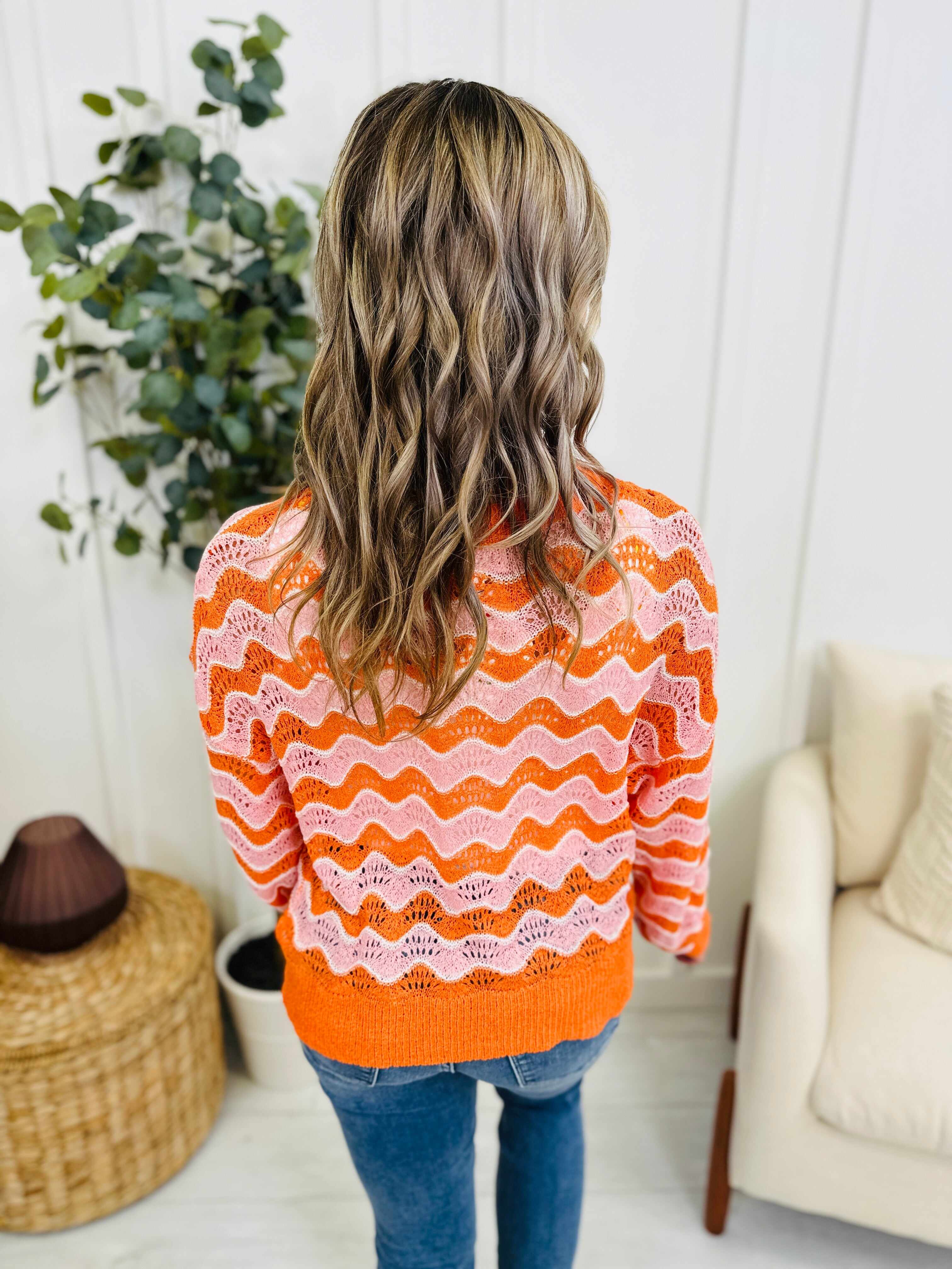 PLUS/REG Don't You Worry Top In Neon Orange
