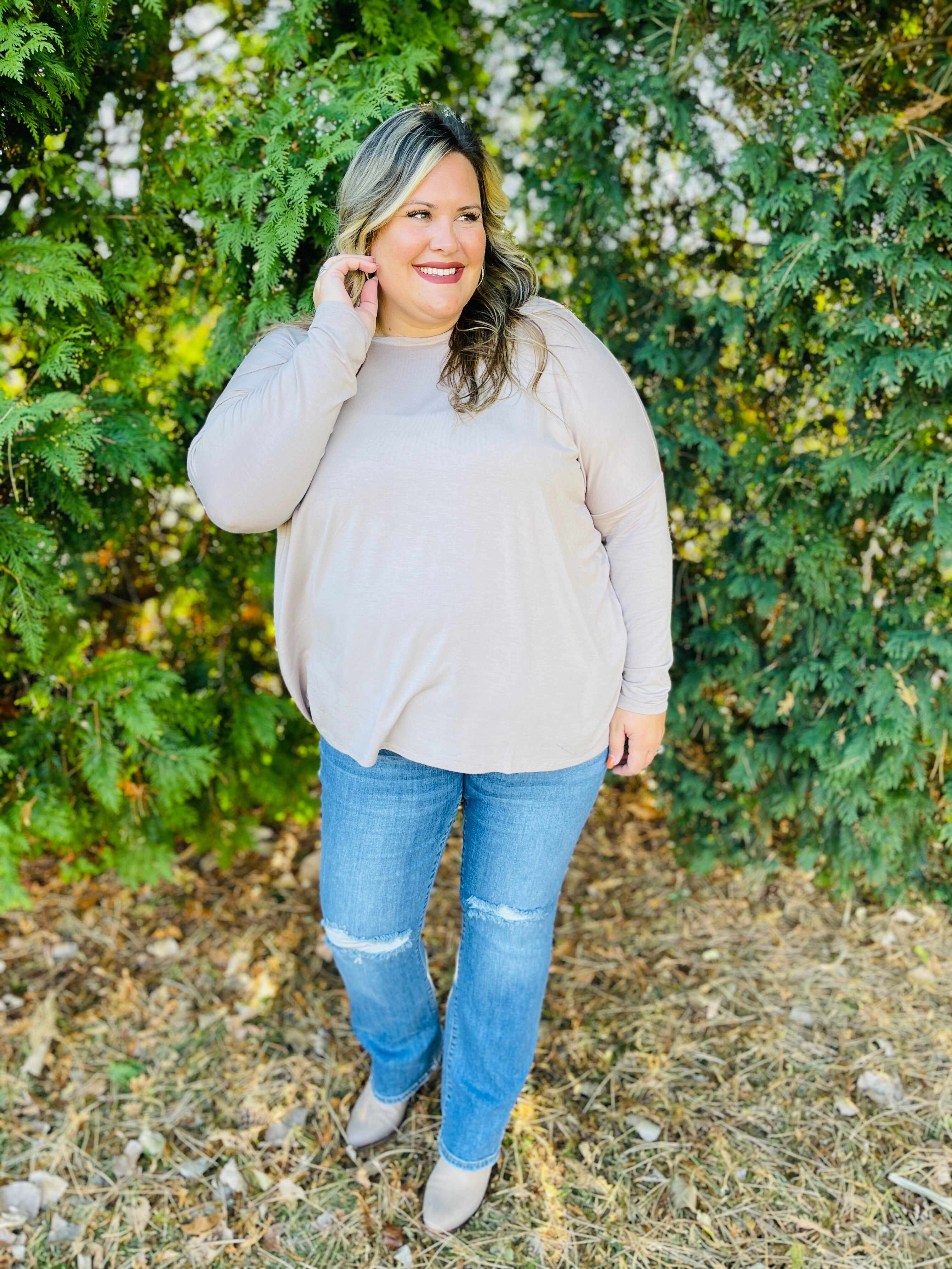 PLUS/REG Feelin' Slim Bootcut Jeans