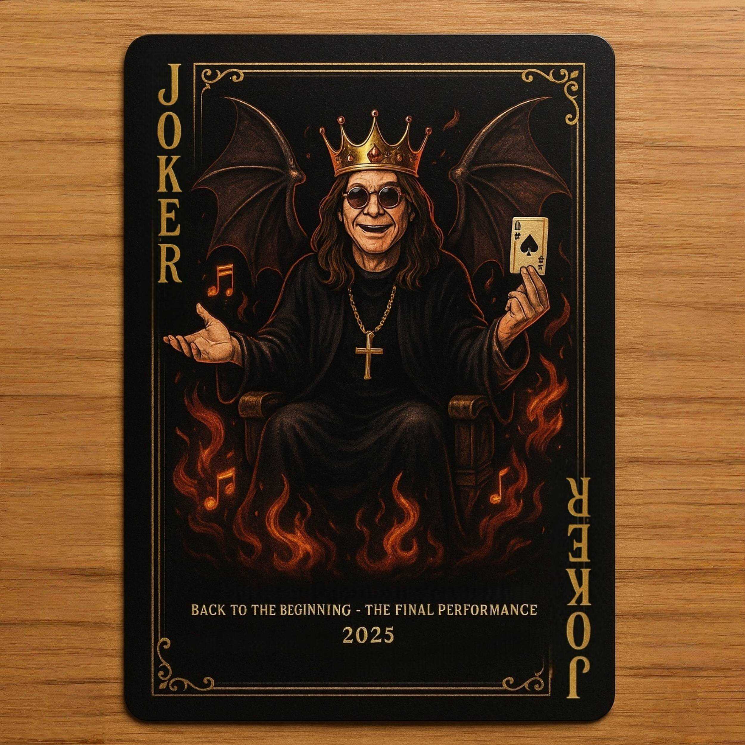 Ozzy Osbourne – Back to the Beginning Playing Cards