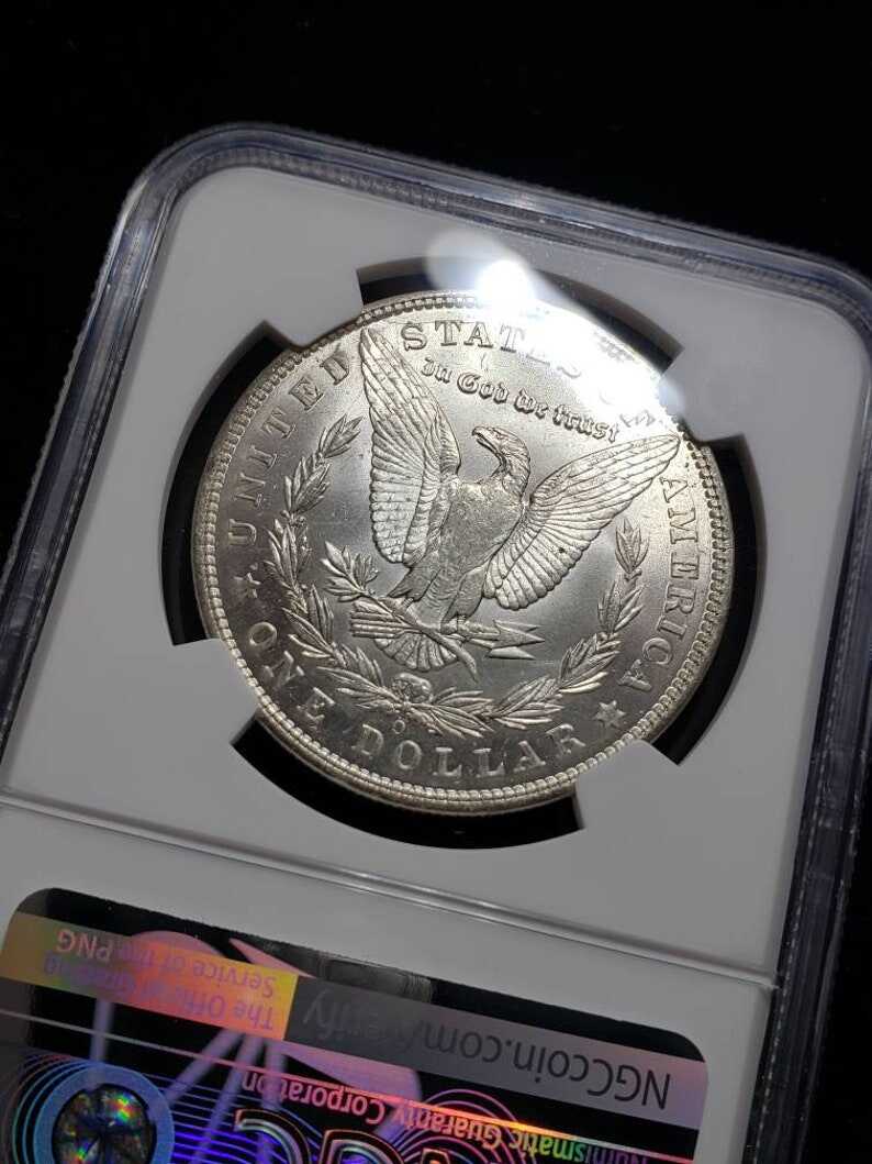 1904 O   Morgan Silver Dollar MS65  NGC   Graded - Beautiful color -Regular 440     Lot# 1466