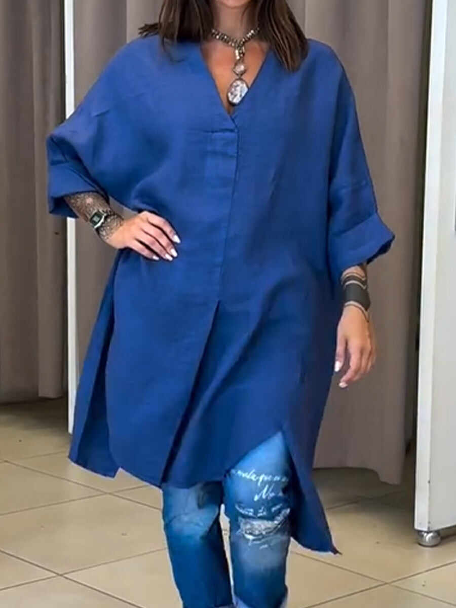 🔥Summer Arrivals🌟Women's Casual Linen And Cotton Shirt