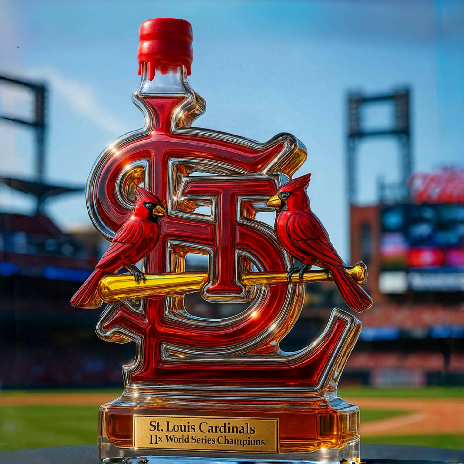 St. Louis Cardinals Limited Edition Whiskey Bottle