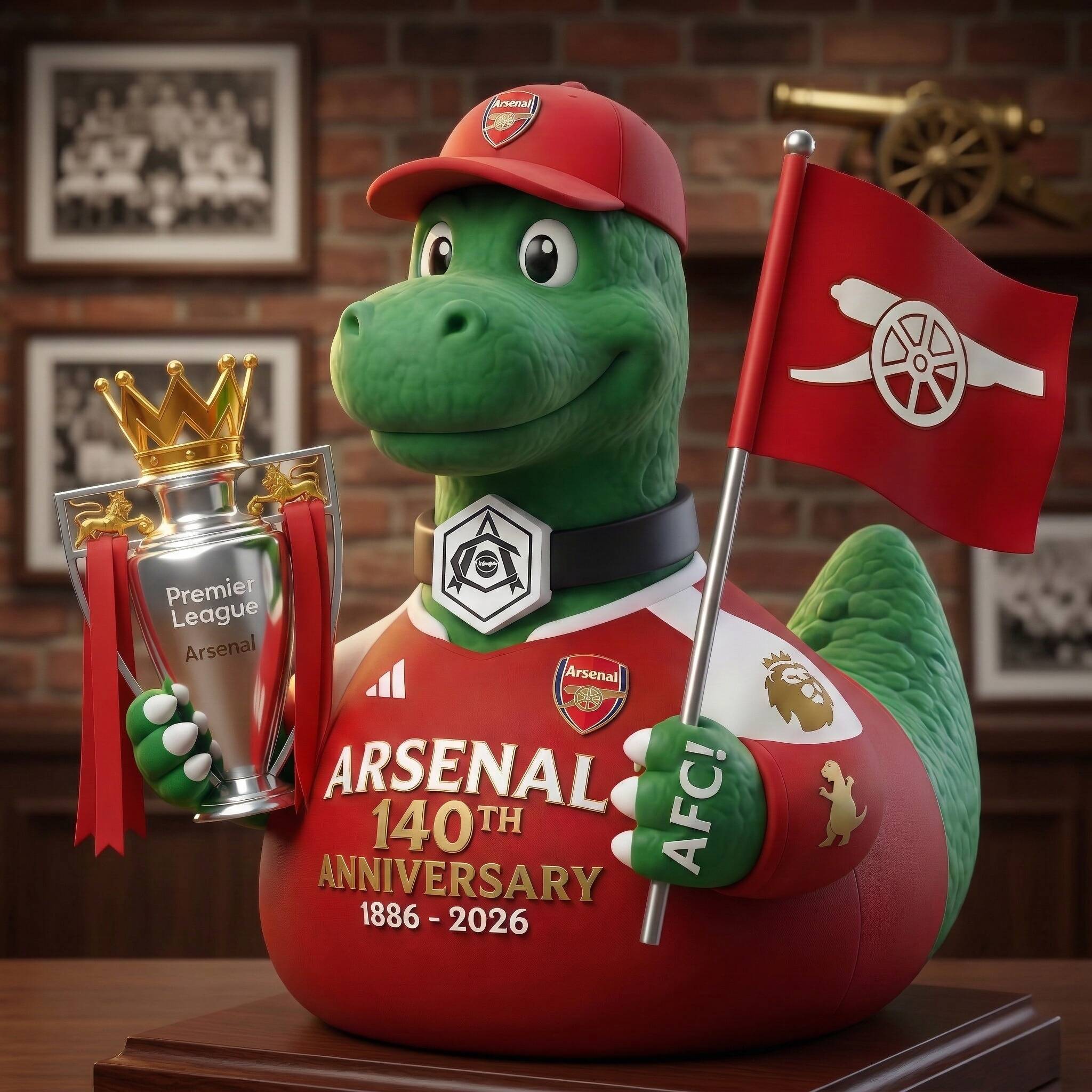 Arsenal 140th Anniversary Collectible Duck