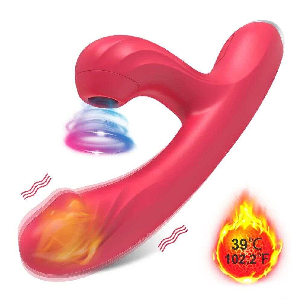 2-in-1 Clit Sucker Vibrator – G-Spot & Clitoral Vacuum Stimulator