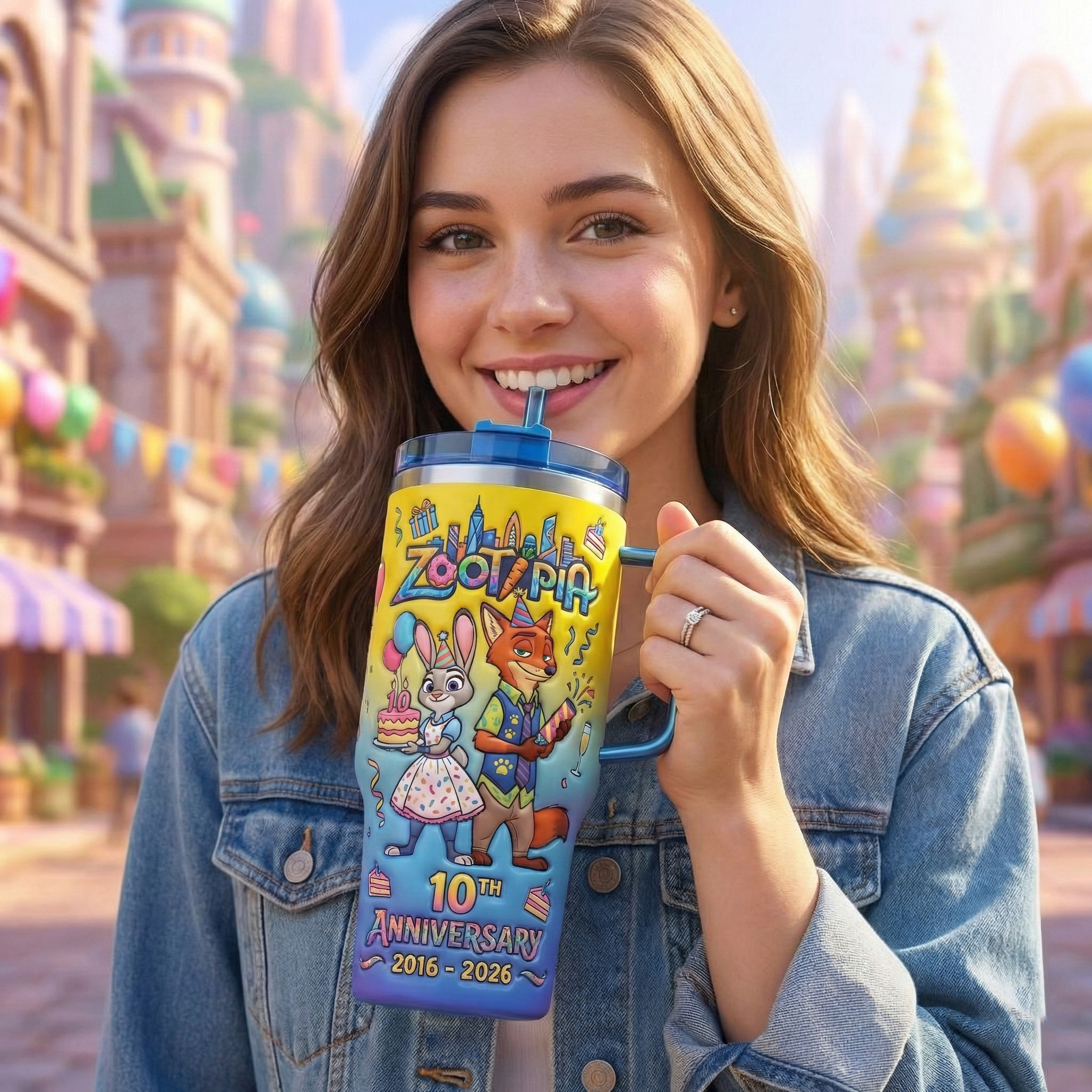 Zootopia 10th Anniversary  Tumbler