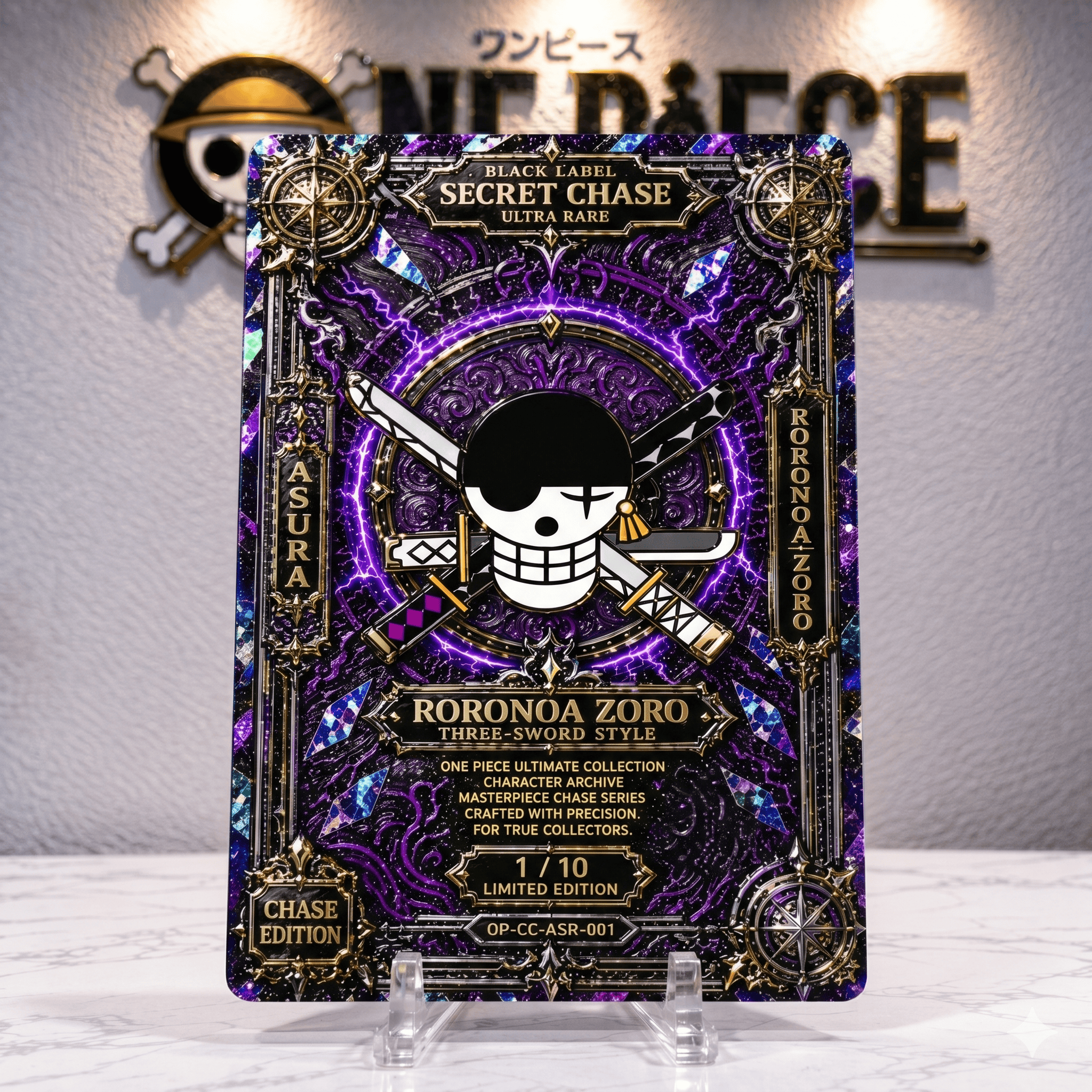 ⚔️One Piece Zoro Ashura Unleashed Secret Chase Ultra Rare Card !🏴‍☠️