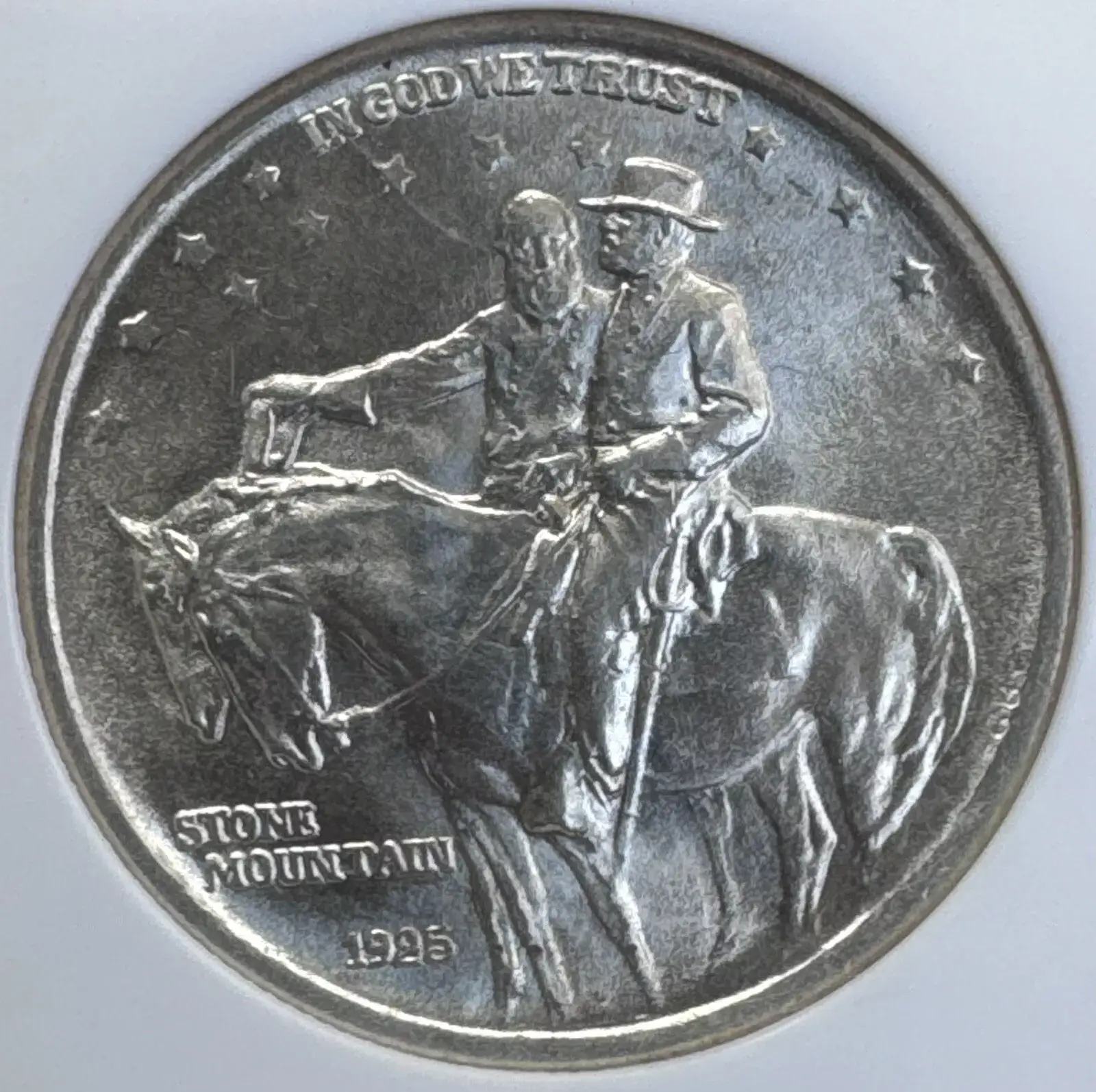 🪙1925 50C Stone Mountain Memorial Half Dollar Commemorative Coin - NGC MS65