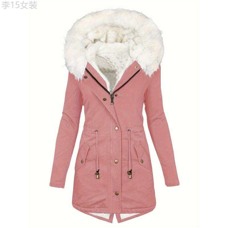 Cozy Fleece Hooded Coat