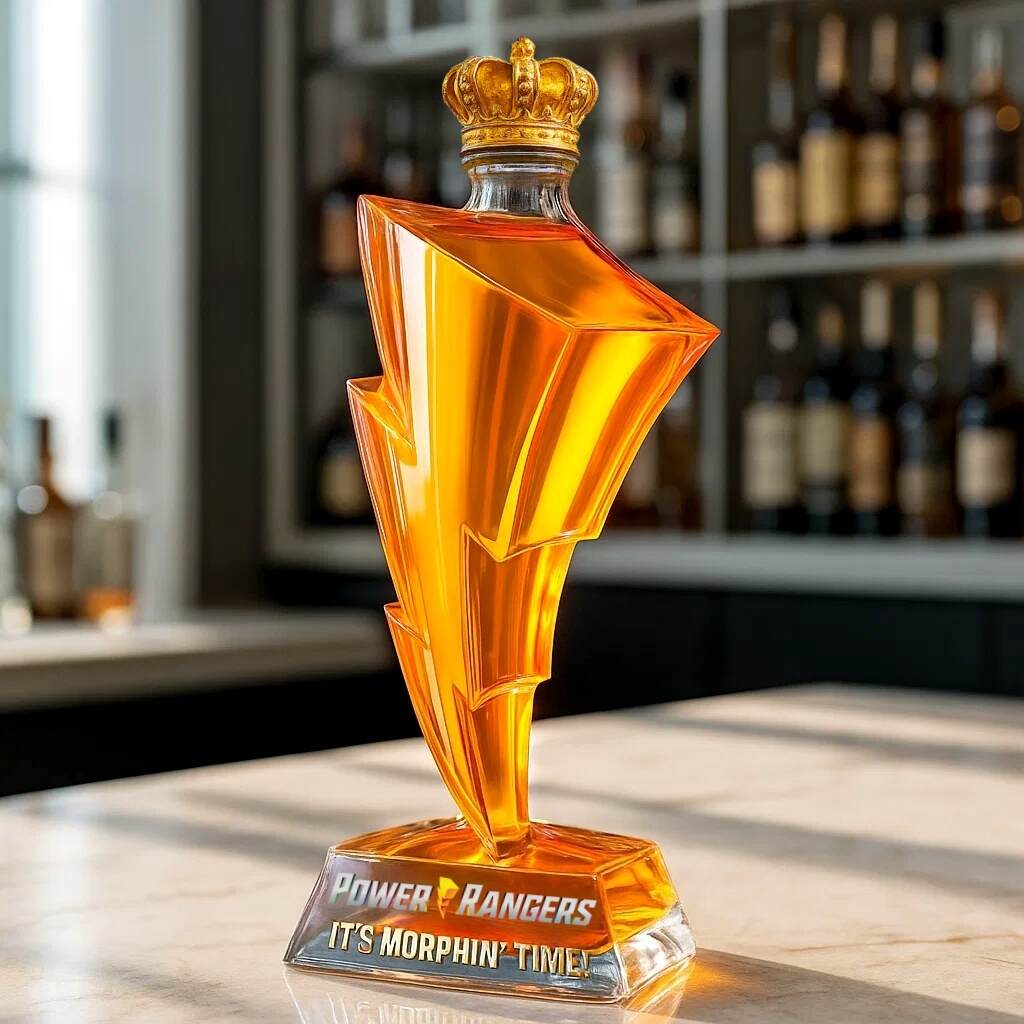 Power Rangers Limited Edition Whiskey Bottle