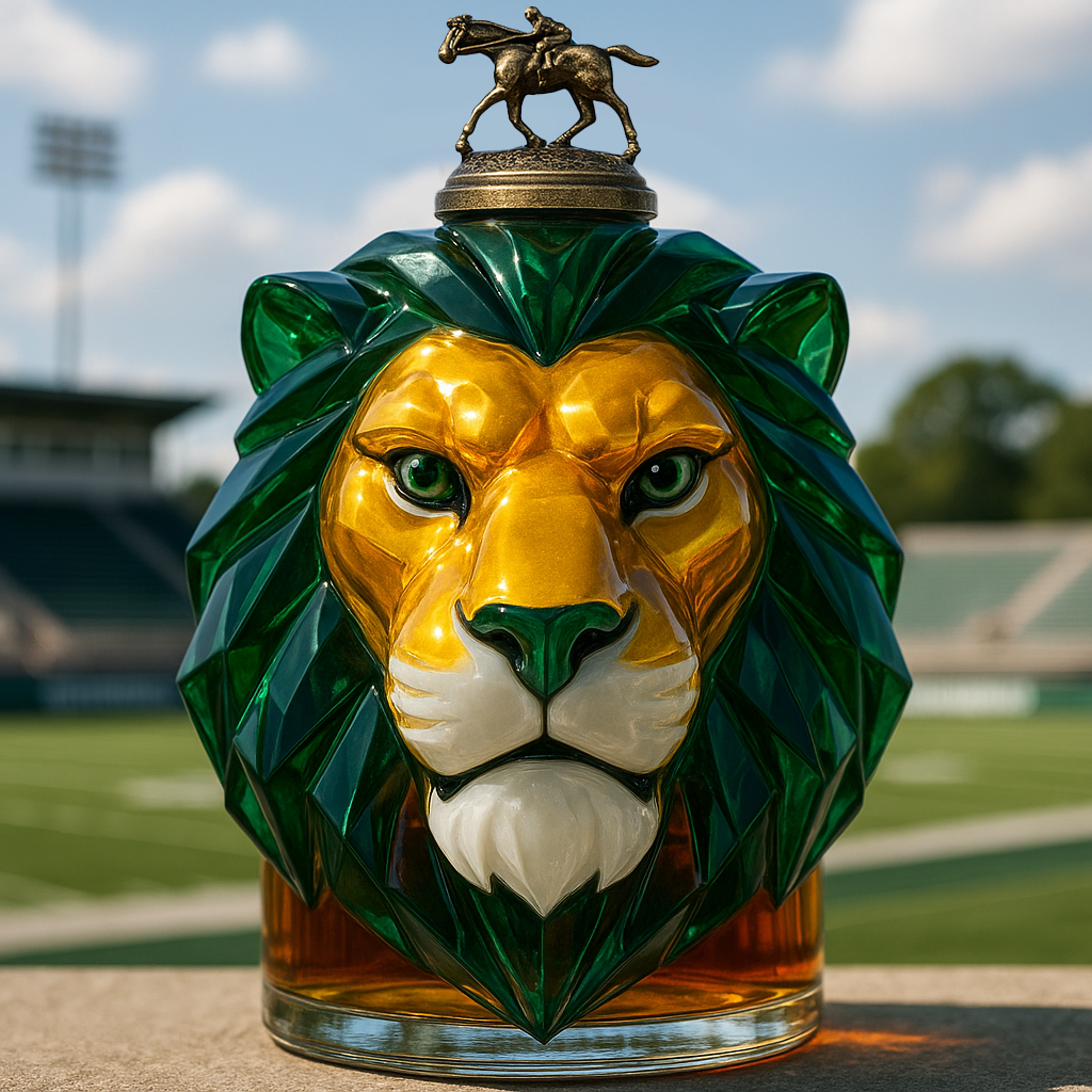 Southeastern Louisiana Lions Whiskey Bottle