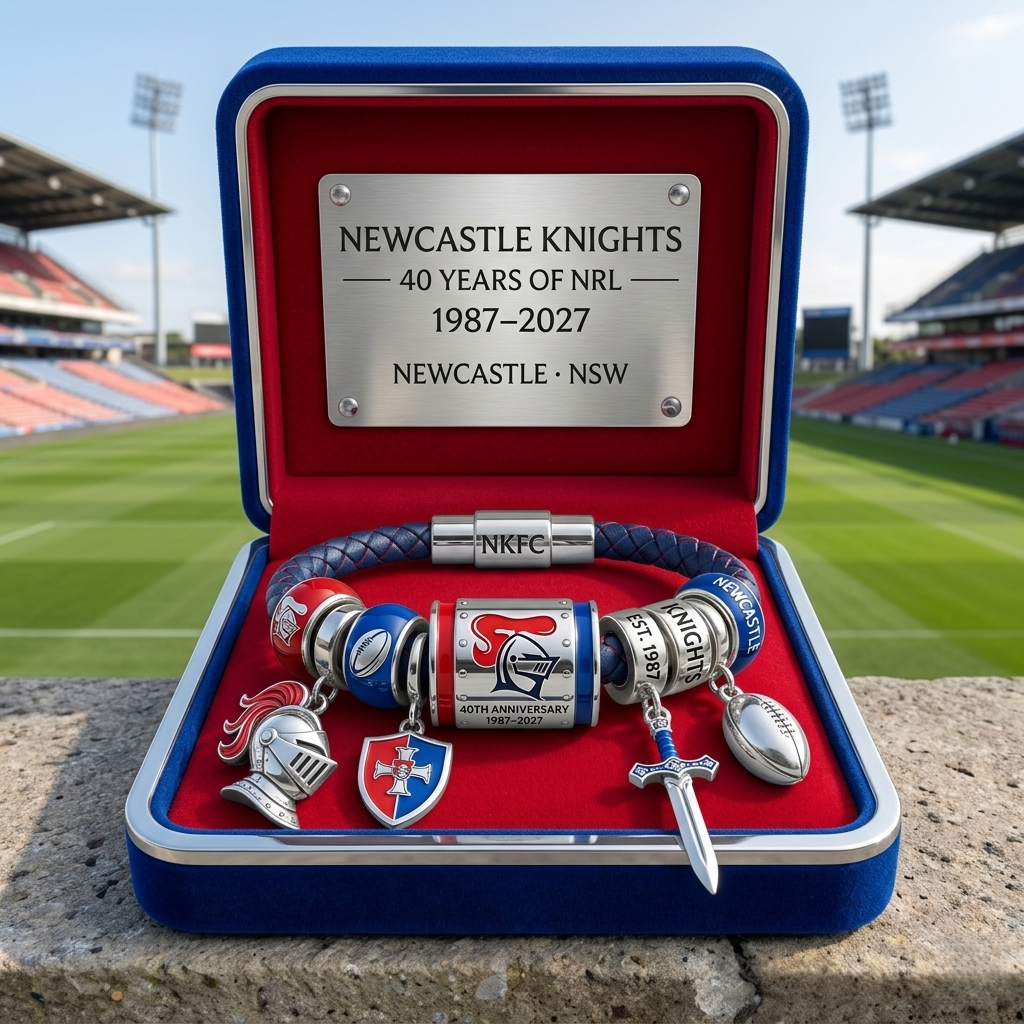 Newcastle Knights 40th Anniversary Bracelet