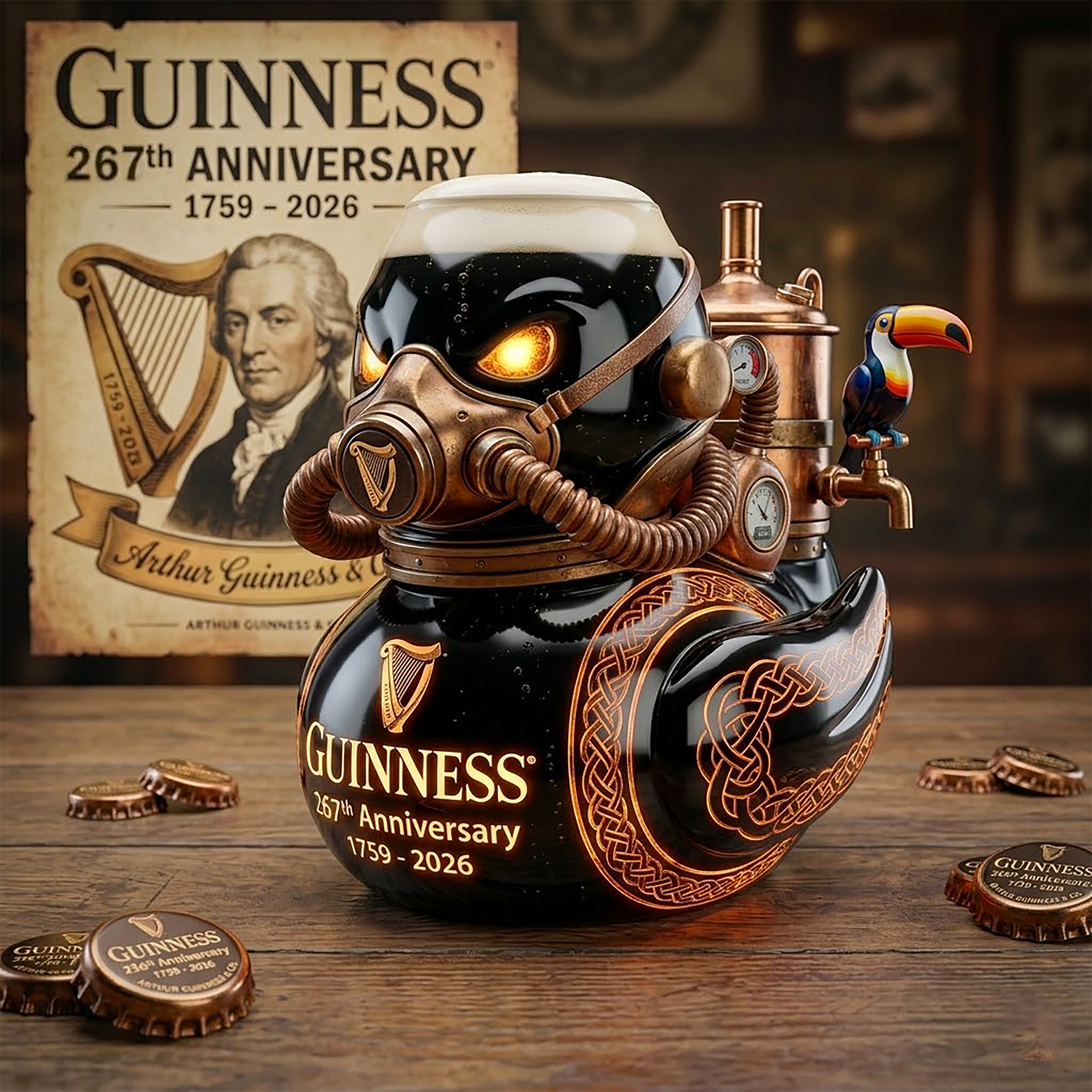 Guinness 267th Anniversary Steampunk Duck
