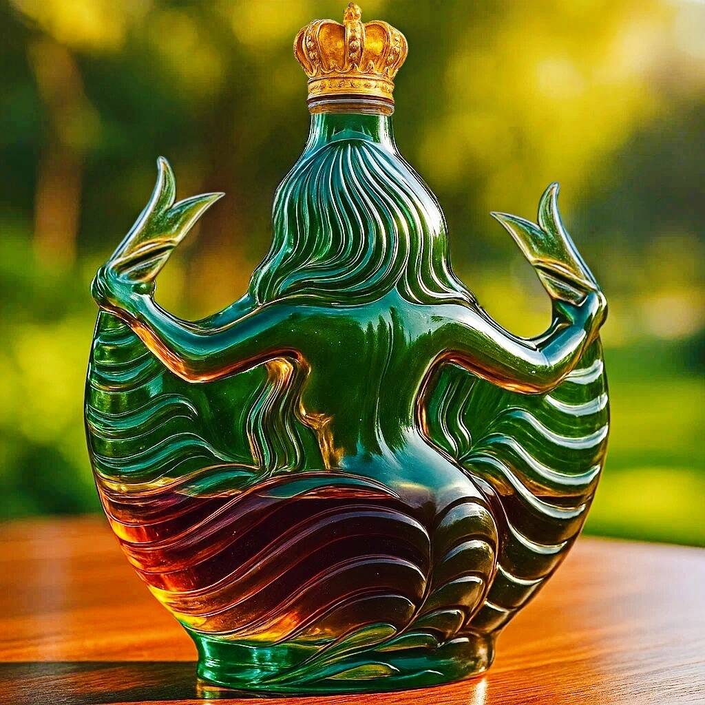 Bucks Whiskey Bottle