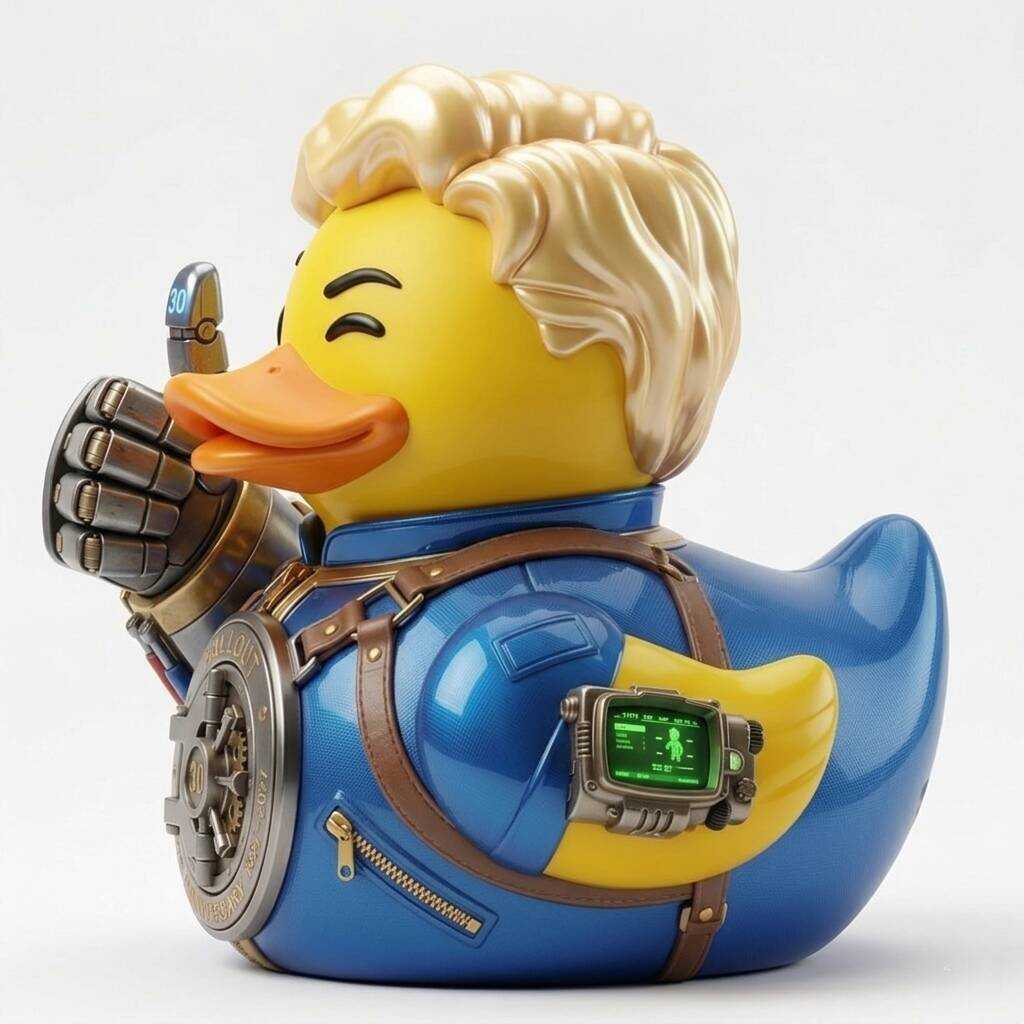 Fallout 30th Anniversary Vault Boy Duck