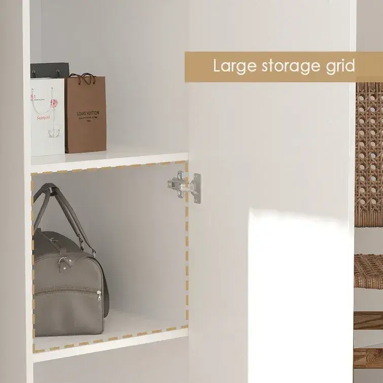 Solid + Manufactured Wood Armoire