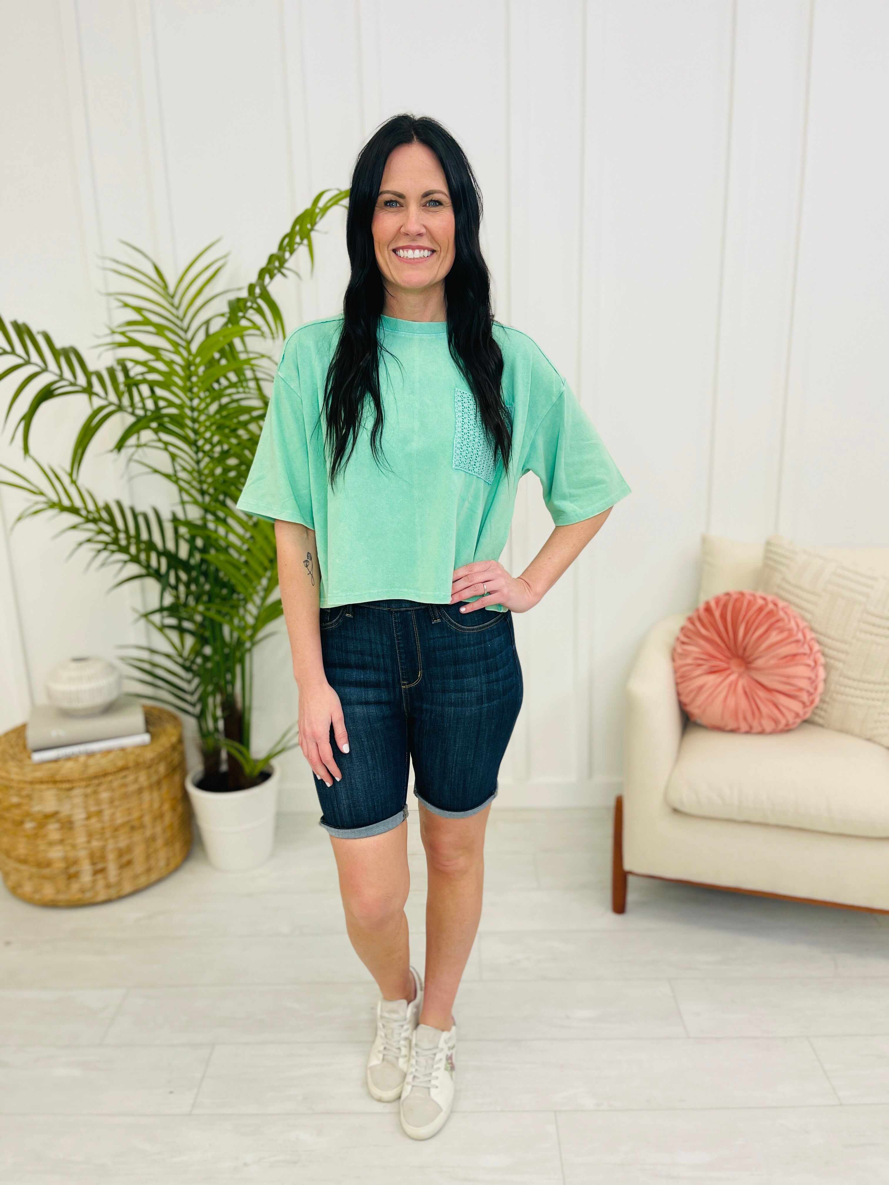 REG/CURVY High Gear Pull On Biker Shorts