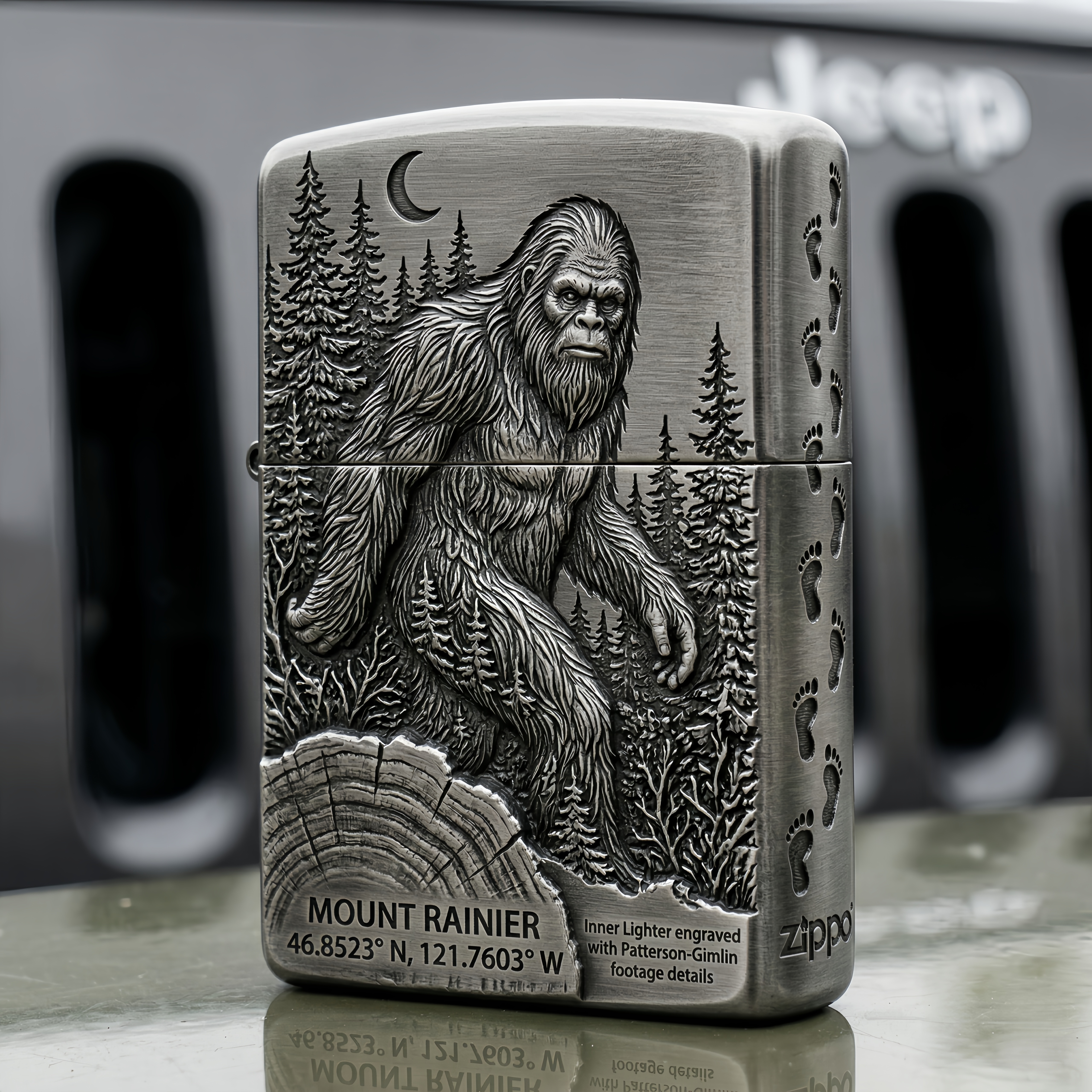 Mount Rainier Sasquatch Collectible Lighter