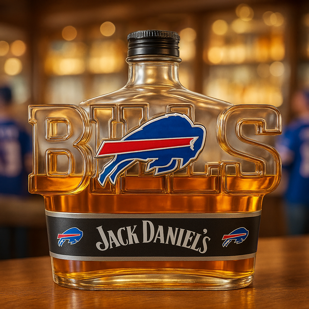 Buffalo Bills Limited Edition Whiskey Bottle