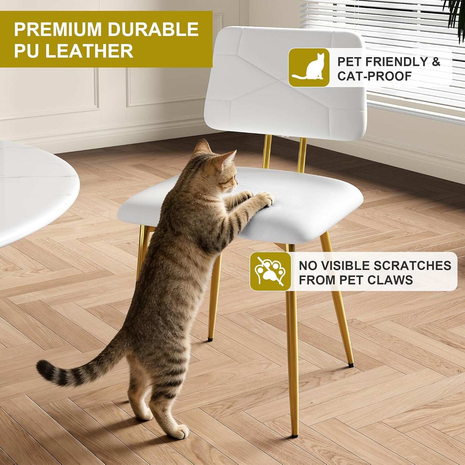 VECELO Dining Chairs Set of 2