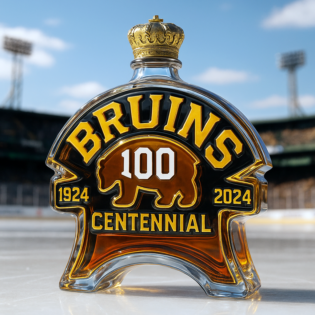 Boston Bruins Commemorative Whiskey Bottle