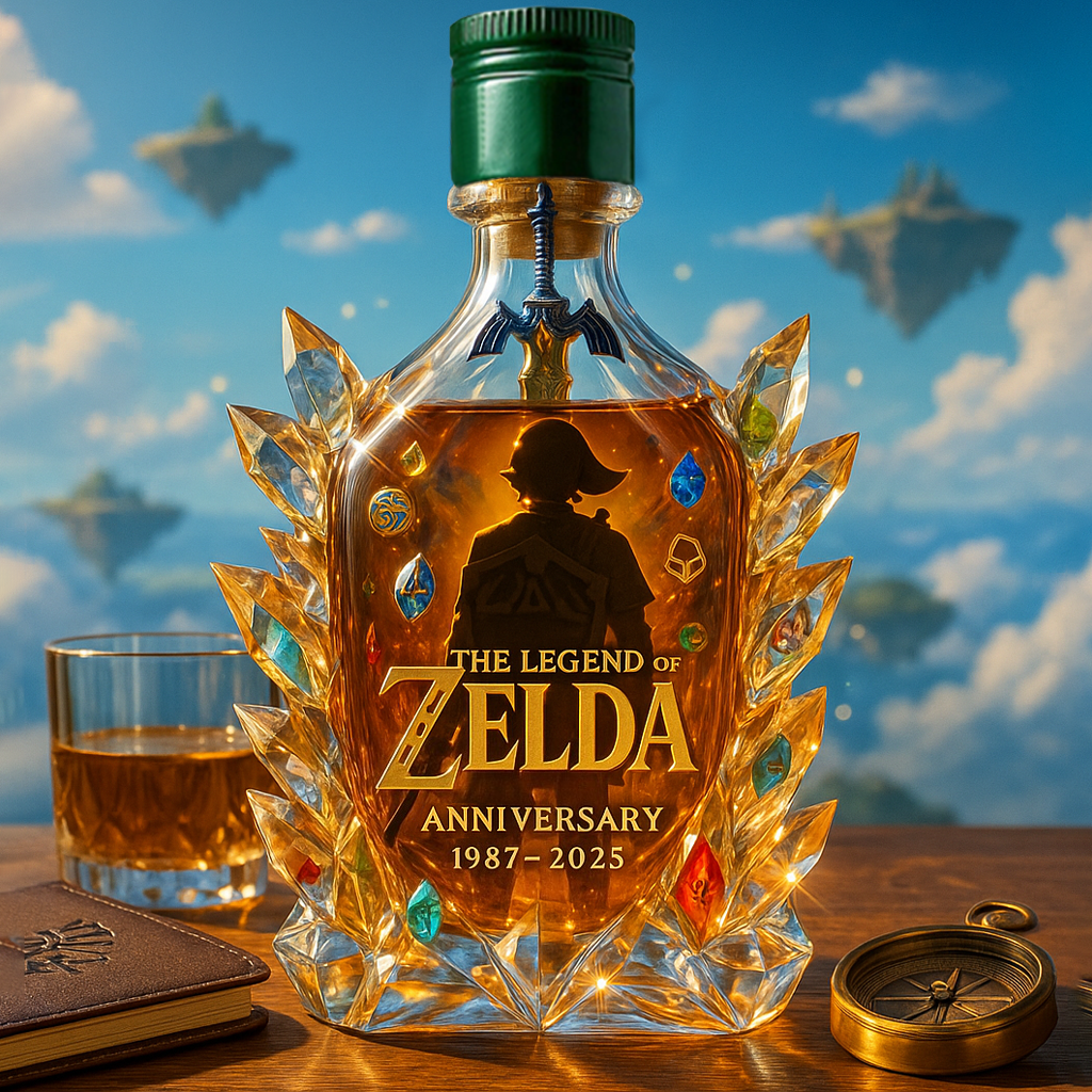 The Legend of Zelda–38Anniversary Whisky Bottle