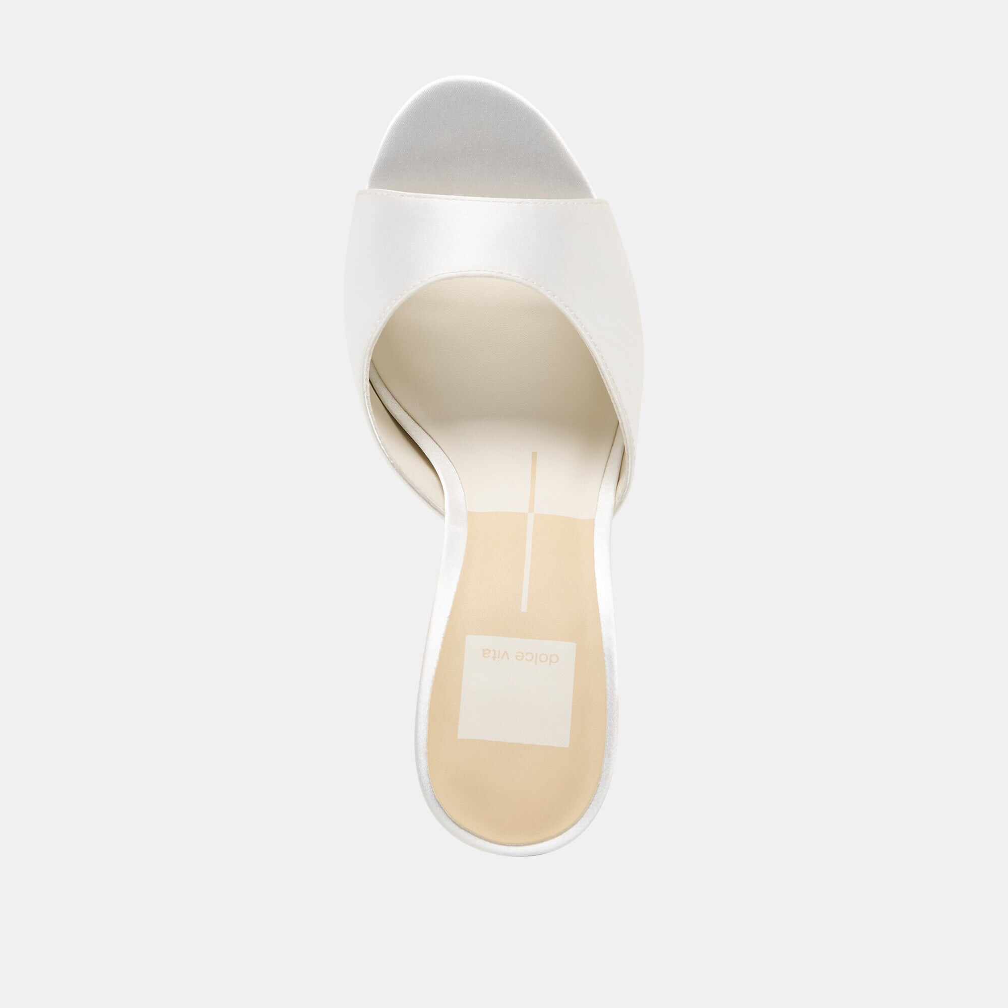 ROSHA HEELS TRUE WHITE SATIN