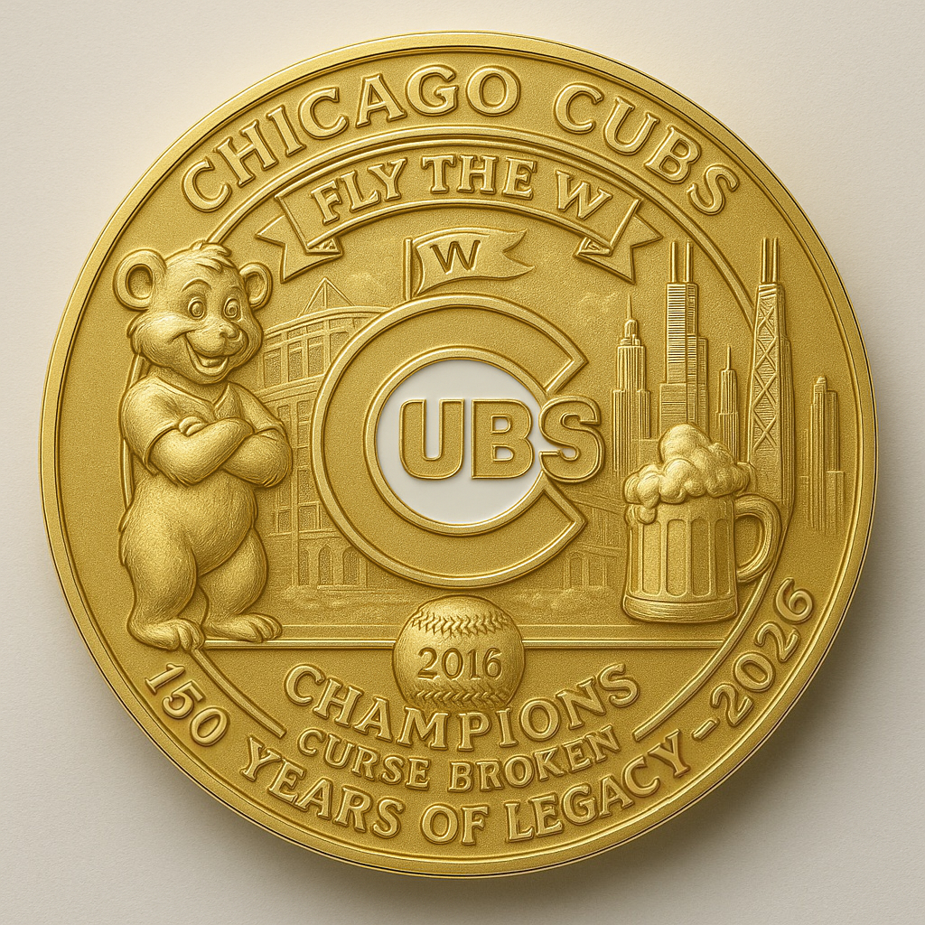Chicago Cubs 150th Anniversary Commemorative Coin