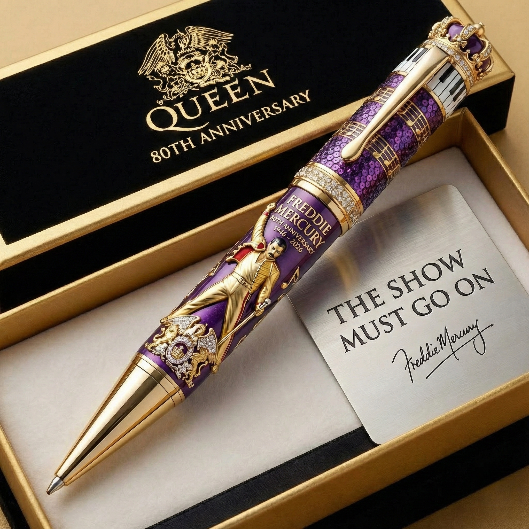 Freddie Mercury 80th Anniversary Commemorative Pen