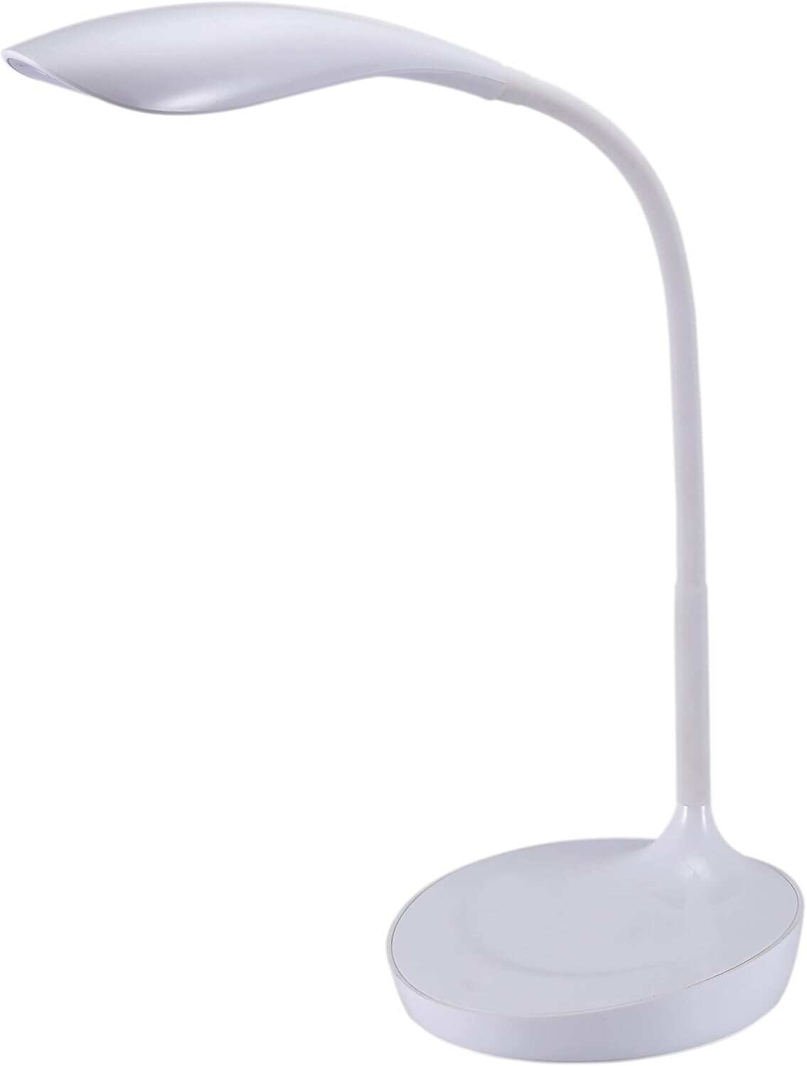 Bostitch Office LED Gooseneck Desk Lamp with USB Charging Port, 3 Dimming Levels, Touch Control, Blue (VLED1502-BLUE)
