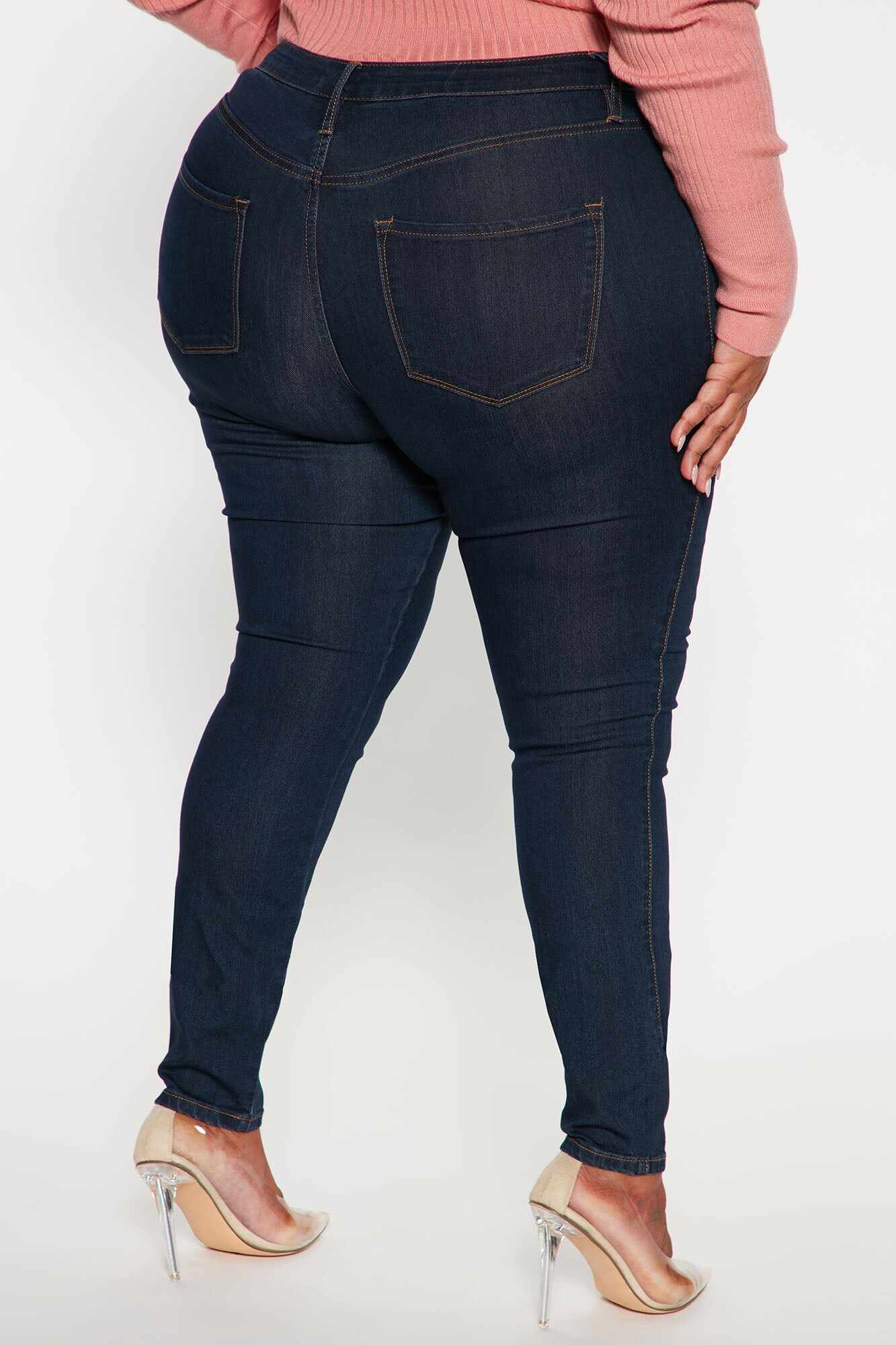 Tall Classic Mid Rise Skinny Jeans - Dark Denim